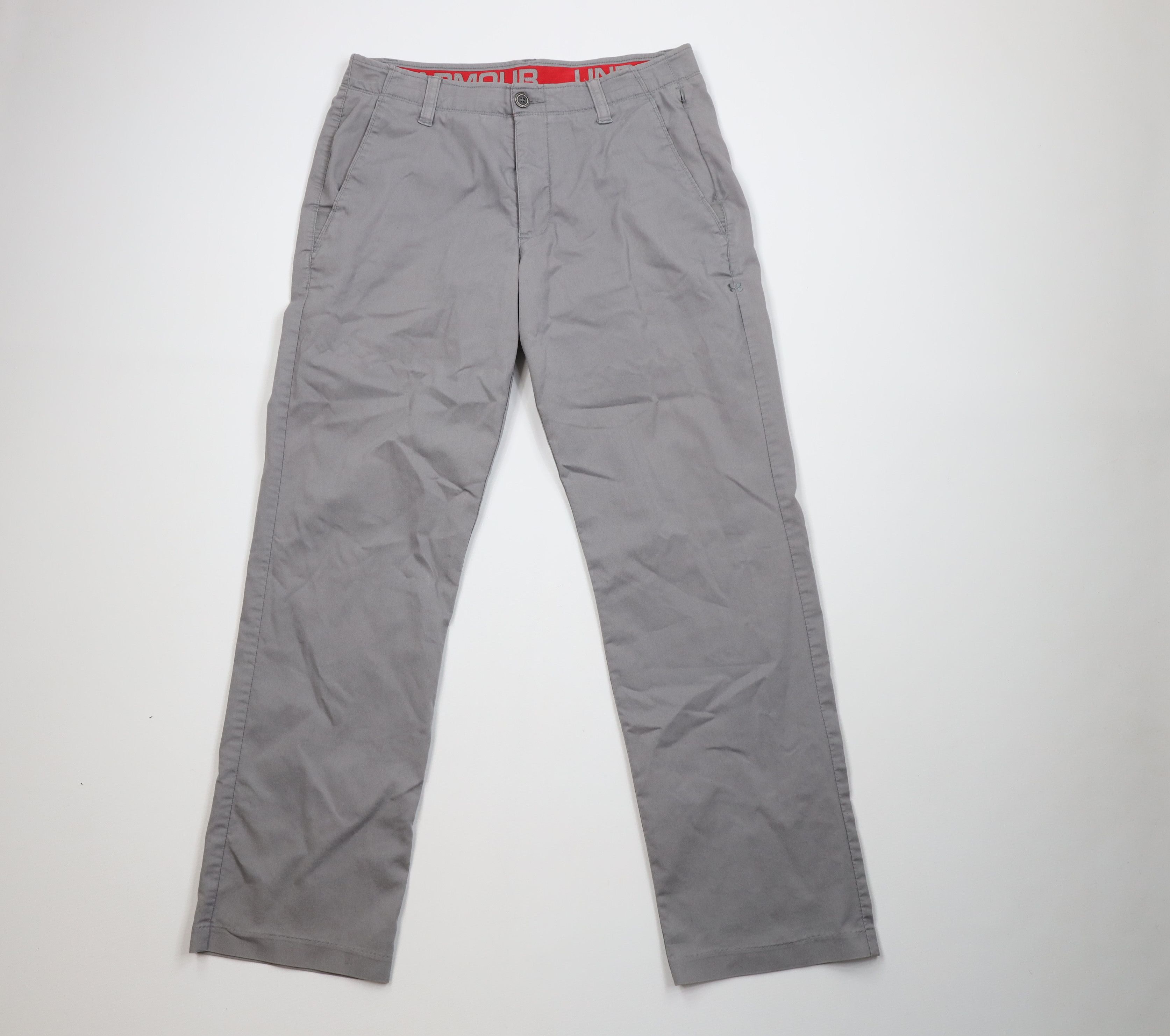Under Armour Under Armour Faded Stretch Bootcut Chino Pants Trousers Gray Size US 34 / EU 50 - 1 Thumbnail