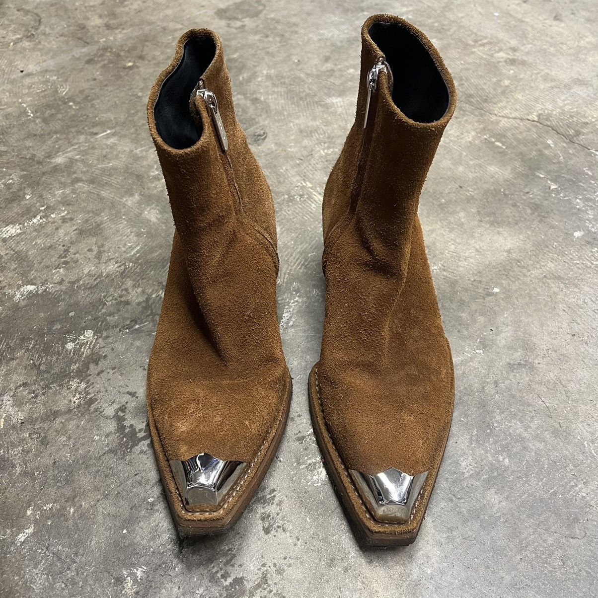 Calvin Klein 205W39NYC NEW Calvin Klein 205W39NYC Cal Clute Suede Boots Brown Size 10 Grailed