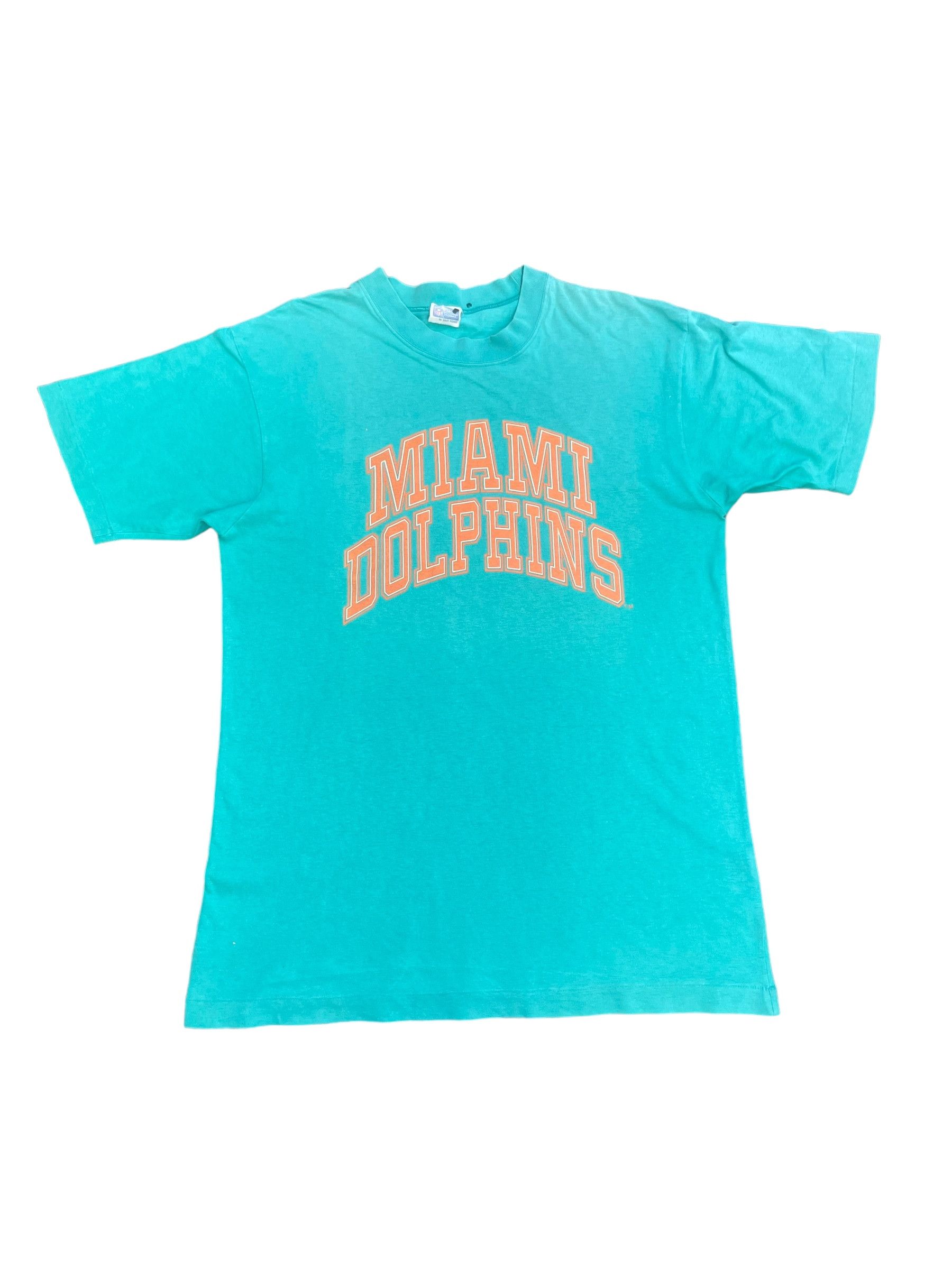 NFL Vintage Miami Dolphin Tshirt Size US L / EU 52-54 / 3 - 1 Thumbnail