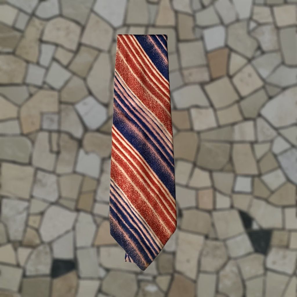 Vintage VINTAGE Liebert Necktie Tie pink Blue 70s Mod Retro Disco Size ONE SIZE - 1 Thumbnail