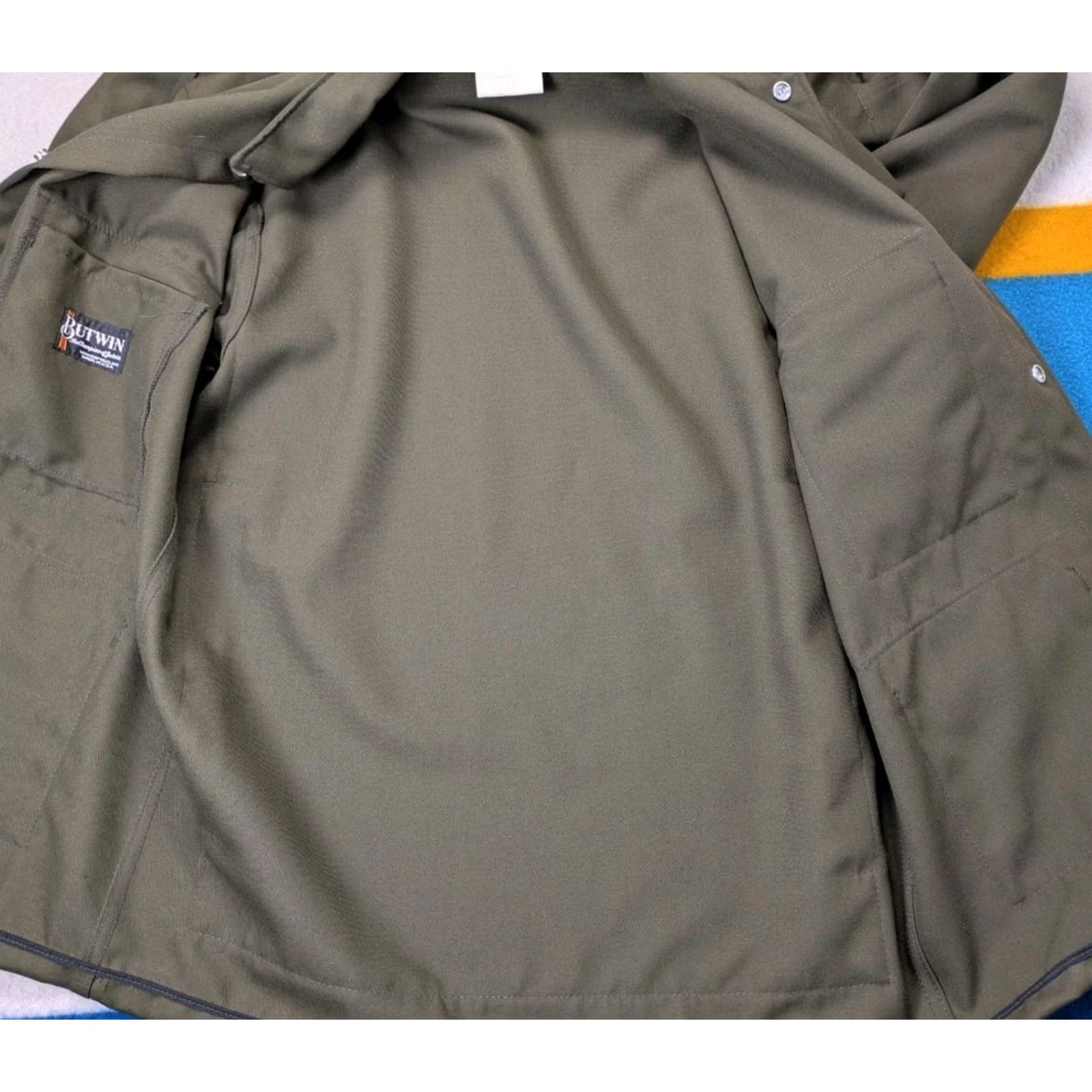 Vintage VINTAGE Butwin Jacket Wool Cruiser Union Made In USA Forrestry Military Green Size 42 Mens Size US XS / EU 42 / 0 - 4 Thumbnail