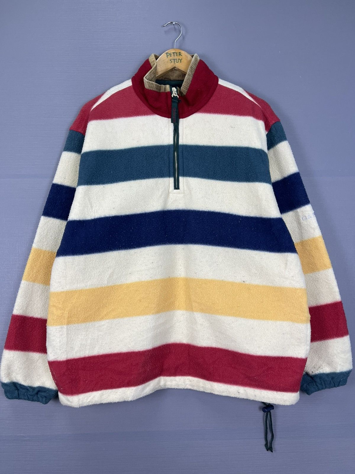 Gant × Vintage Vintage Gant Fleece Anorak Size US M / EU 48-50 / 2 - 2 Thumbnail