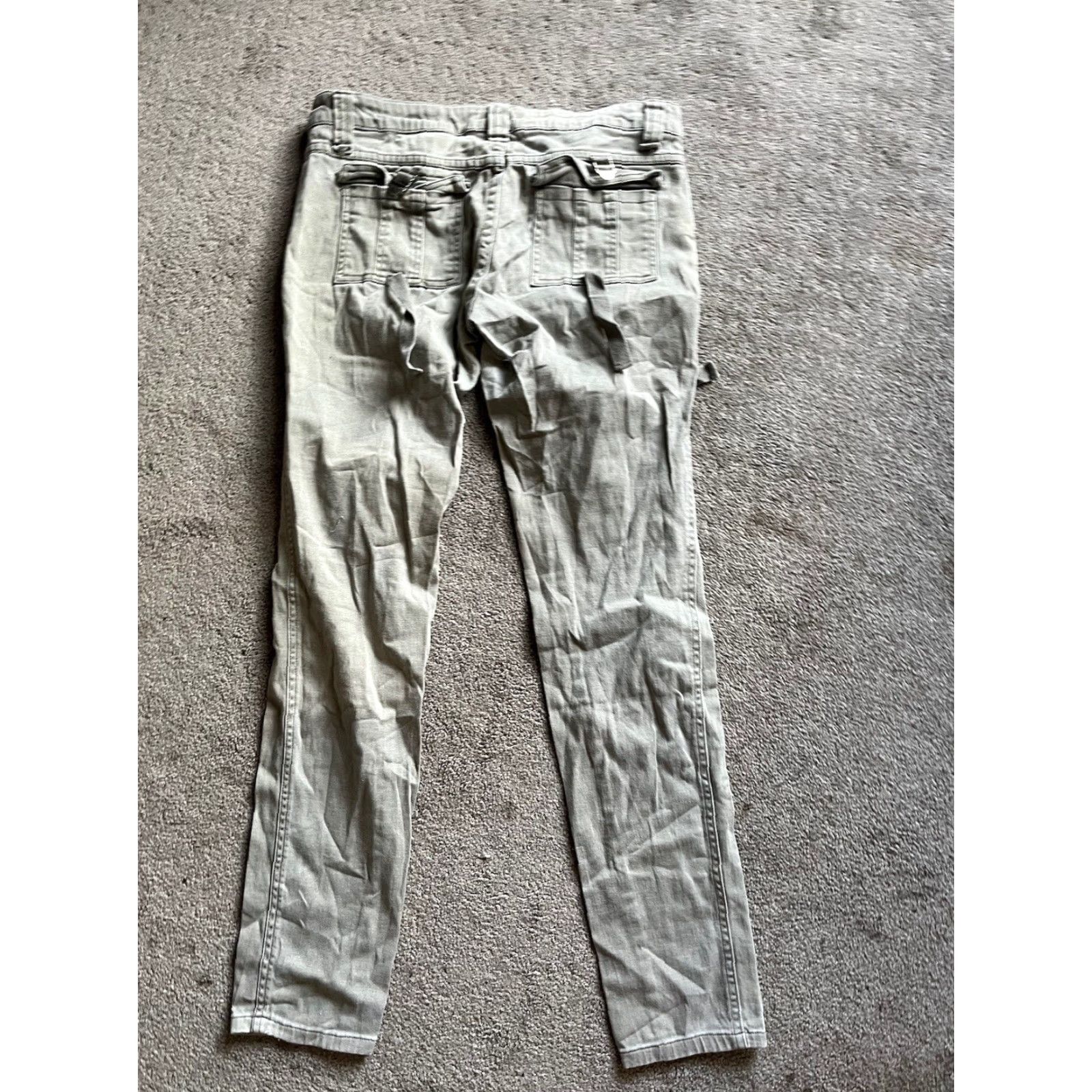 Vintage BeBop Green Cargo Jegging Jeans Womens Size 9 Size 30" / US 8 / IT 44 - 3 Thumbnail