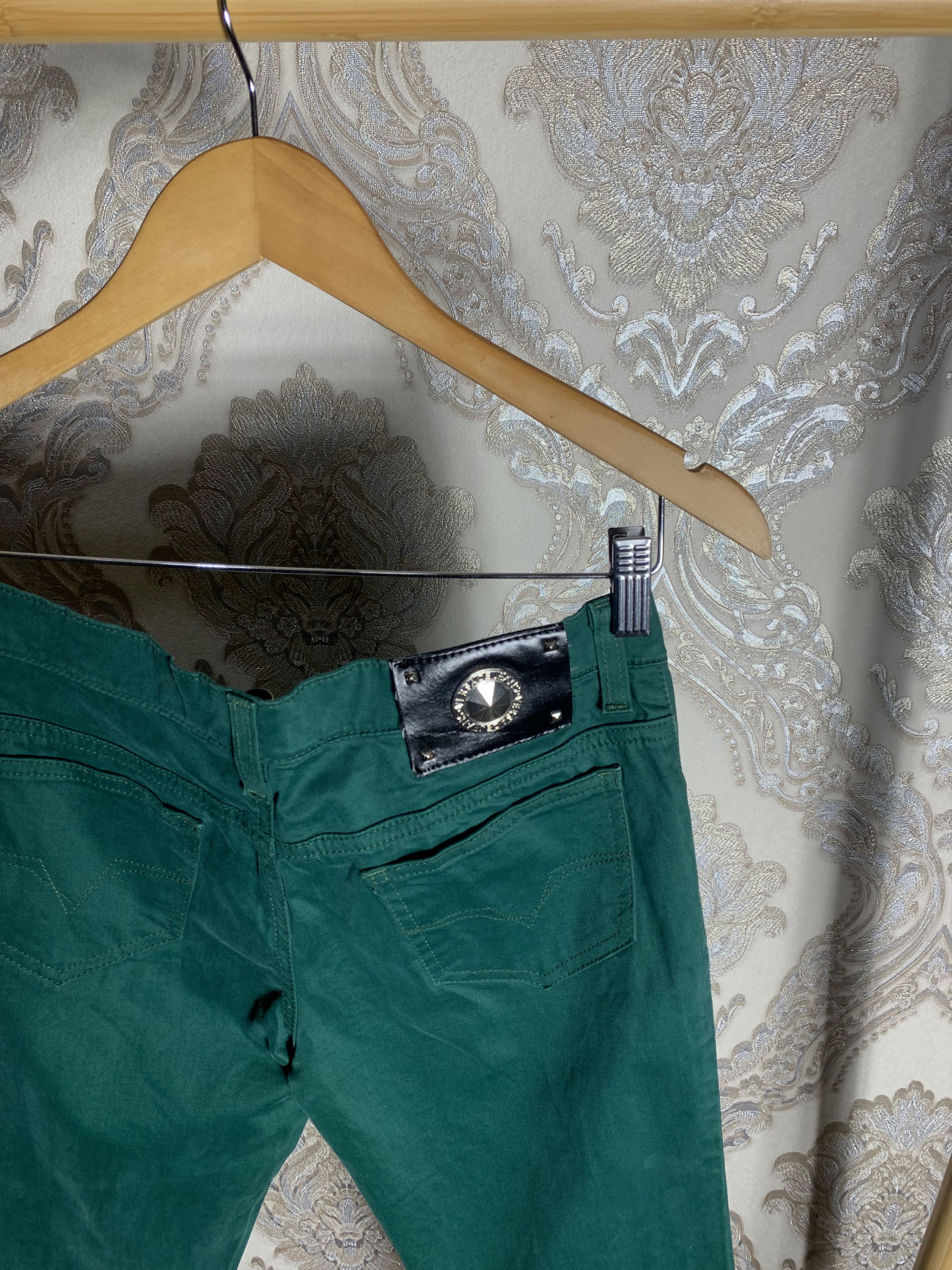 Versace VINTAGE VERSACE JEANS COUTURE ITALIAN DESIGNER RETRO Y2K Size 27" / US 4 / IT 40 - 8 Thumbnail