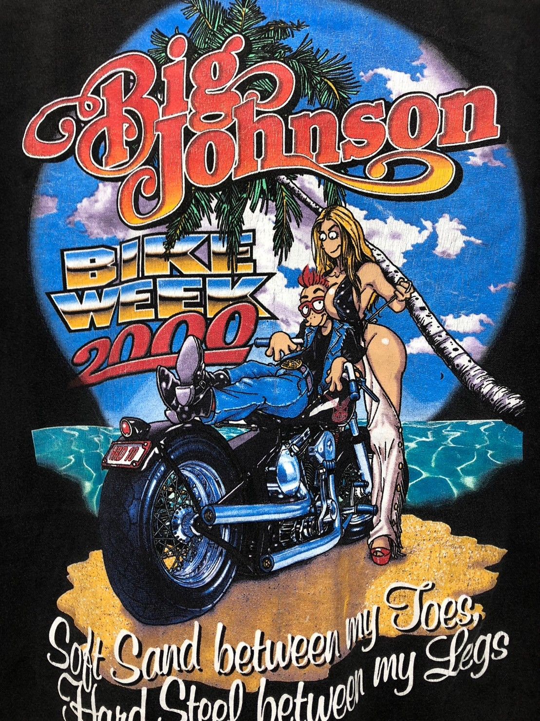 Vintage Vintage 00's BIG JOHNSON Motorcycles Bike Week shirt wts01 Size US M / EU 48-50 / 2 - 5 Thumbnail