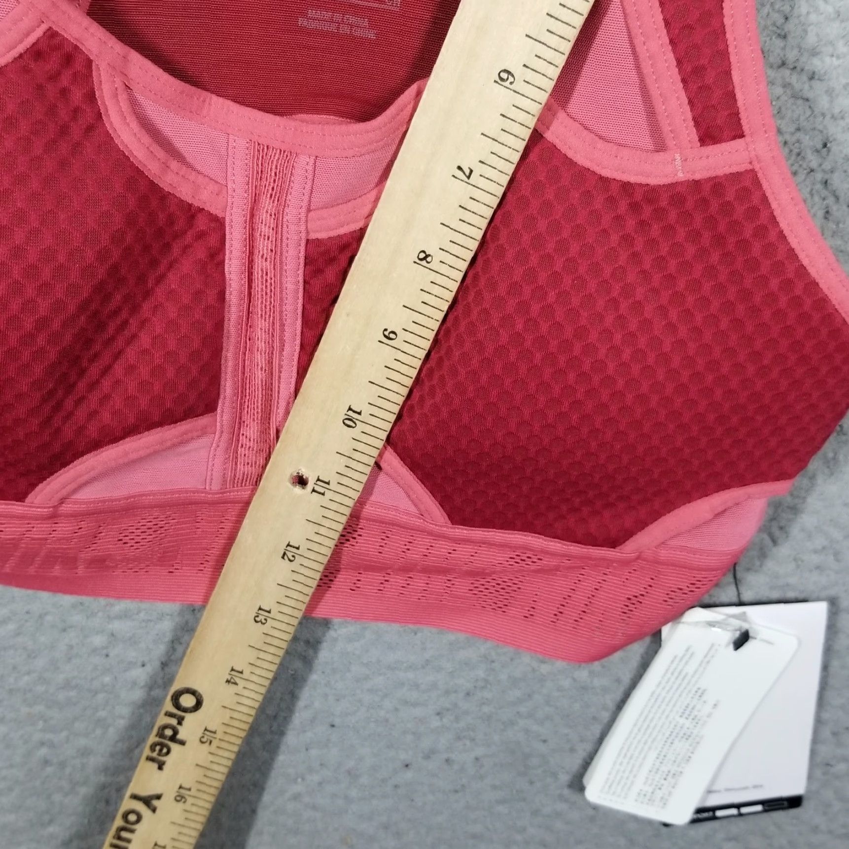 Nike Nike Sports Bra Women's Small Pink High Support Ultrabreathe Padded Activewear Size ONE SIZE - 6 Thumbnail