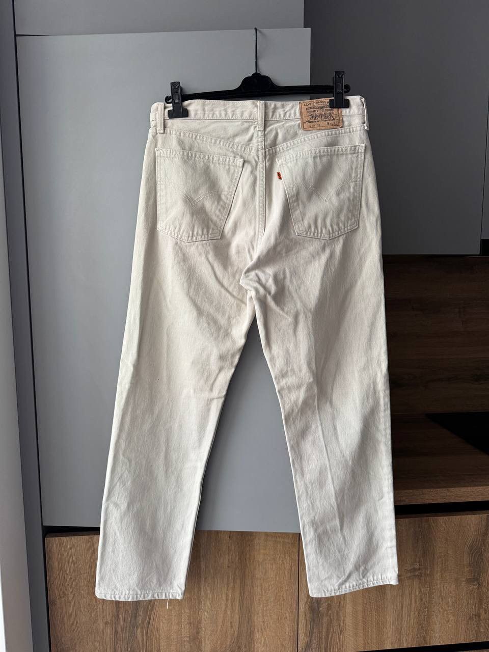 Levi's Vintage 90s Levi's Orange Tab Beige Denim Jeans Size US 34 / EU 50 - 1 Thumbnail