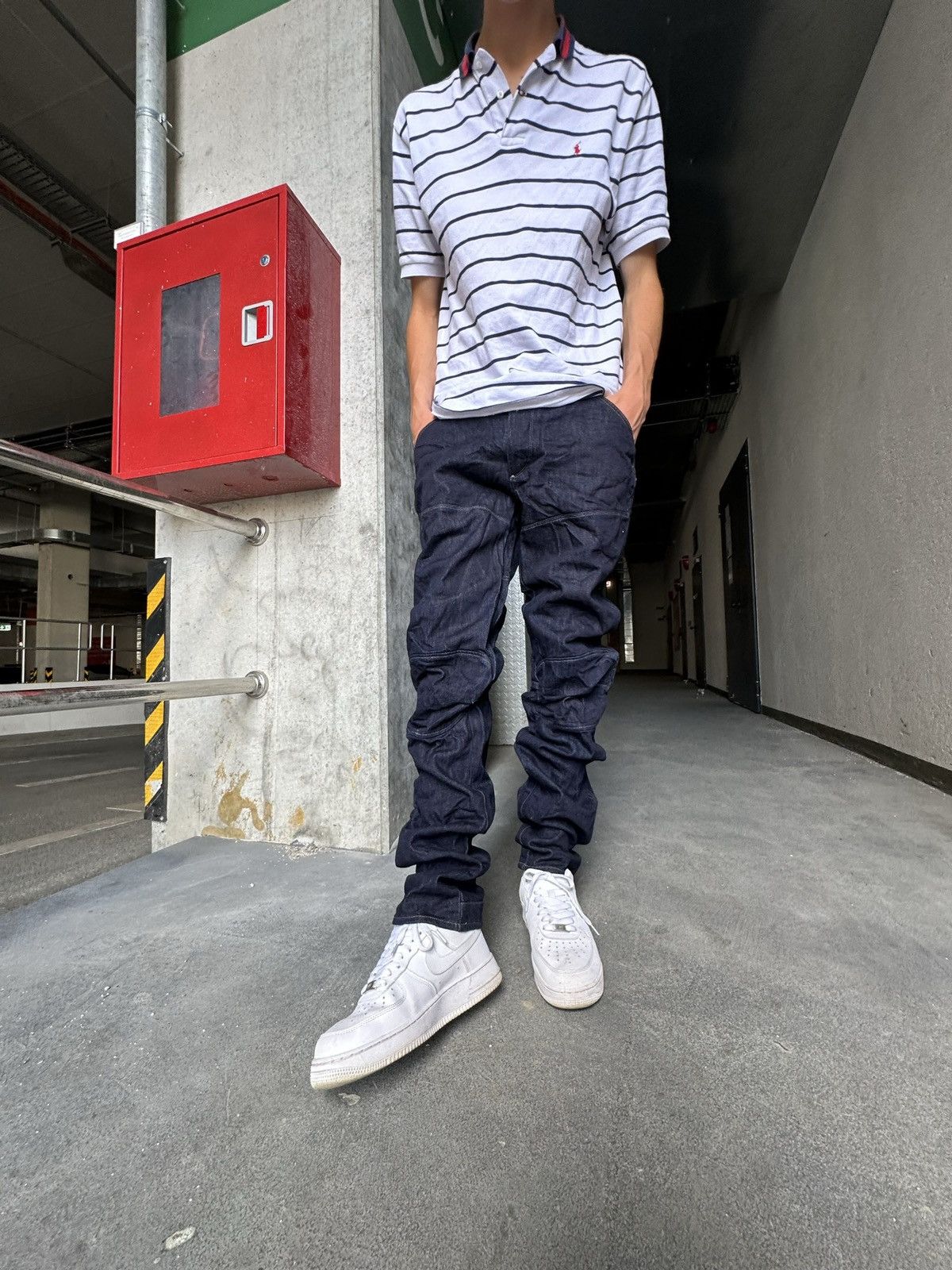 Vintage G Star raw jeans skinny stacked rap fit