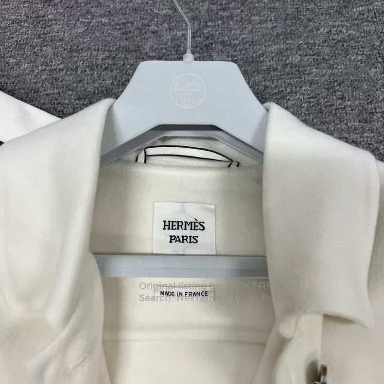 Hermes Hermes Equestrian Three-Button Notched Lapel Coat Size S / US 4 / IT 40 - 5 Thumbnail