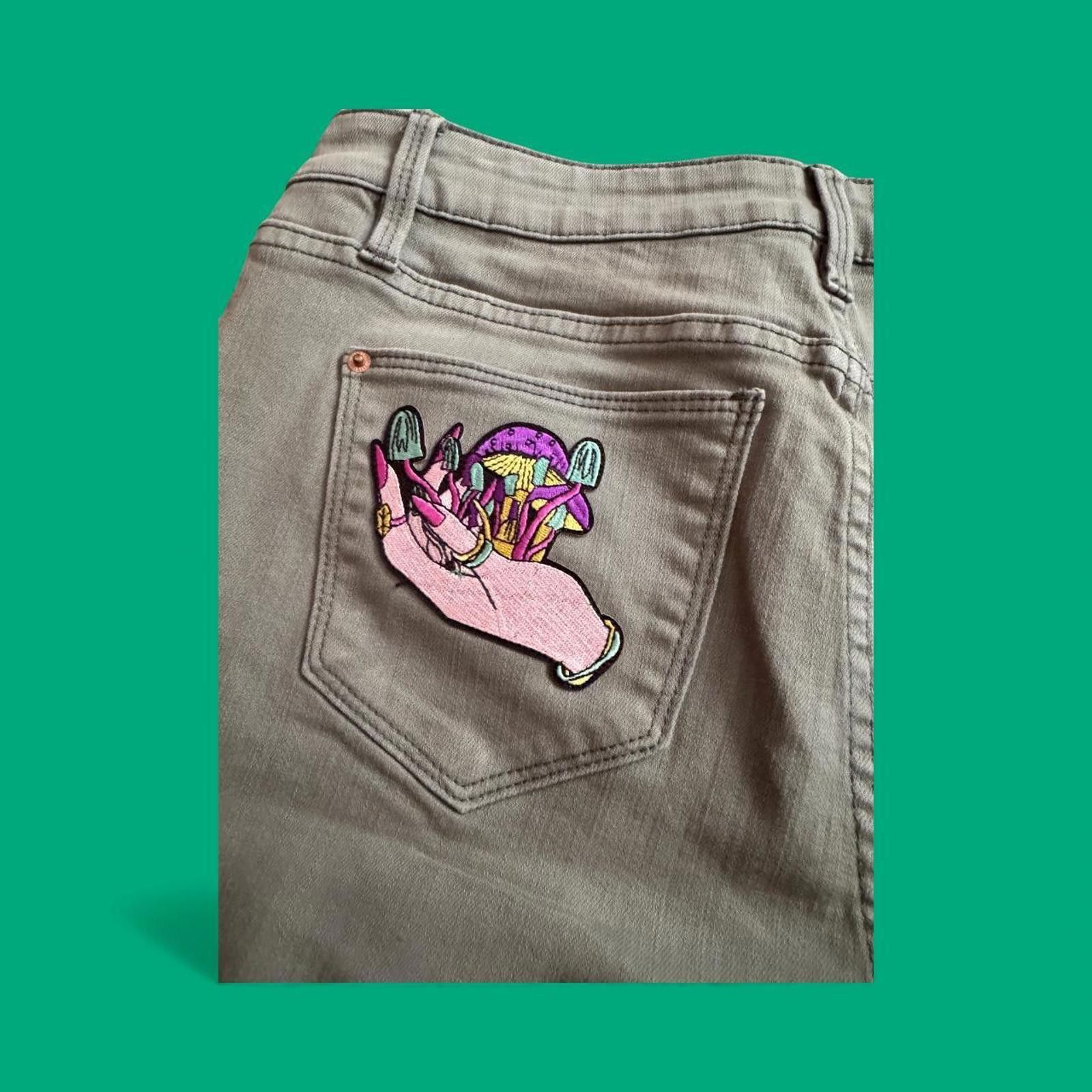 Other Upcycled Magical Patch Shorts – Size 12 (Jeanswest) Size 30" / US 8 / IT 44 - 3 Thumbnail