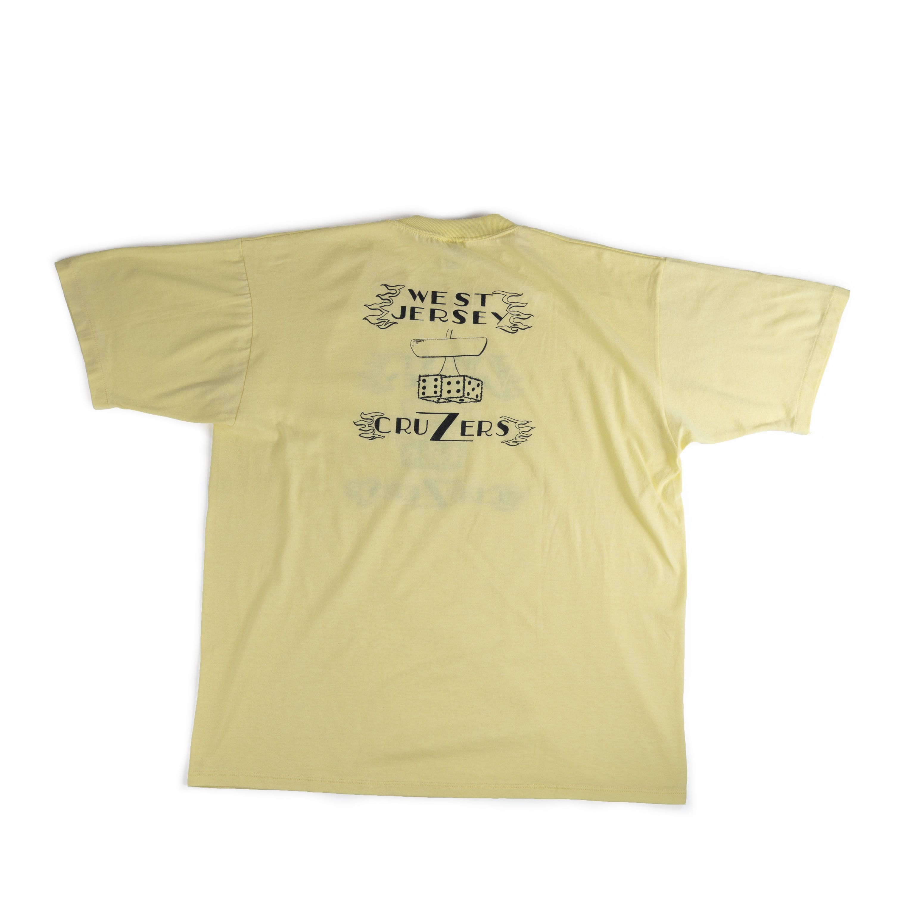 Jerzees Vintage 1980's West Jersey Cruzers Tee Shirt Size US XL / EU 56 / 4 - 2 Thumbnail