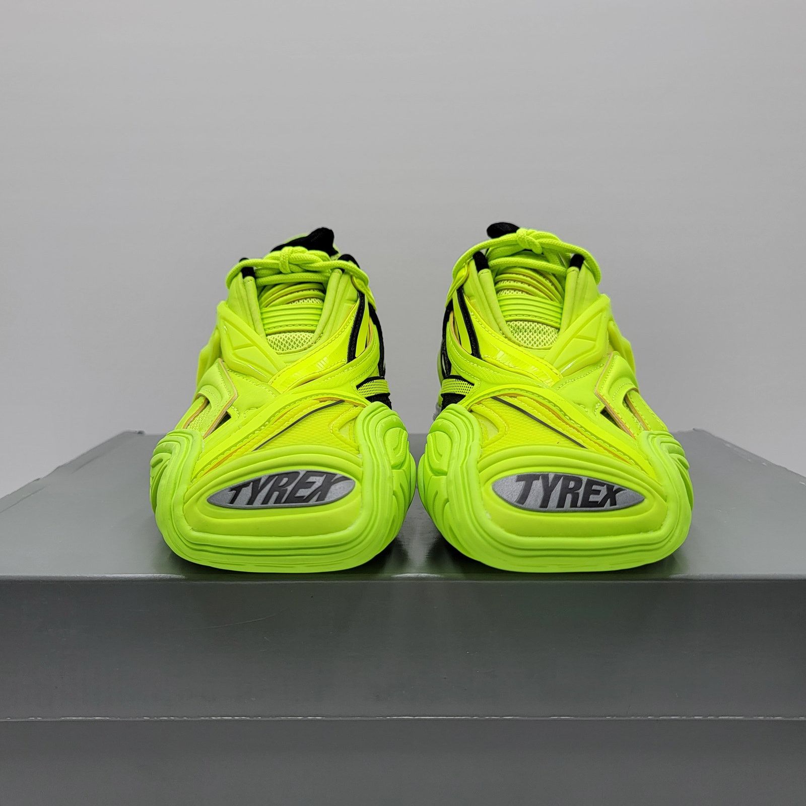 Balenciaga Balenciaga Women's Tyrex Fluo Yellow Sneakers - Size 7 Size US 7 / IT 37 - 3 Thumbnail