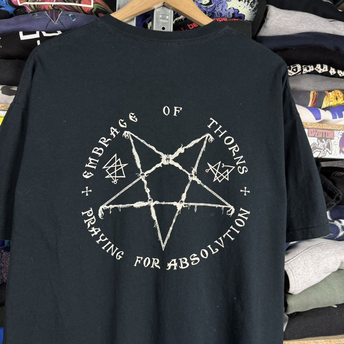 Band Tees × Vintage VINTAGE 2011 EMBRACE OF THORNS PRAYER FOR ABSOLUTION T-SHIRT Size US XL / EU 56 / 4 - 4 Thumbnail