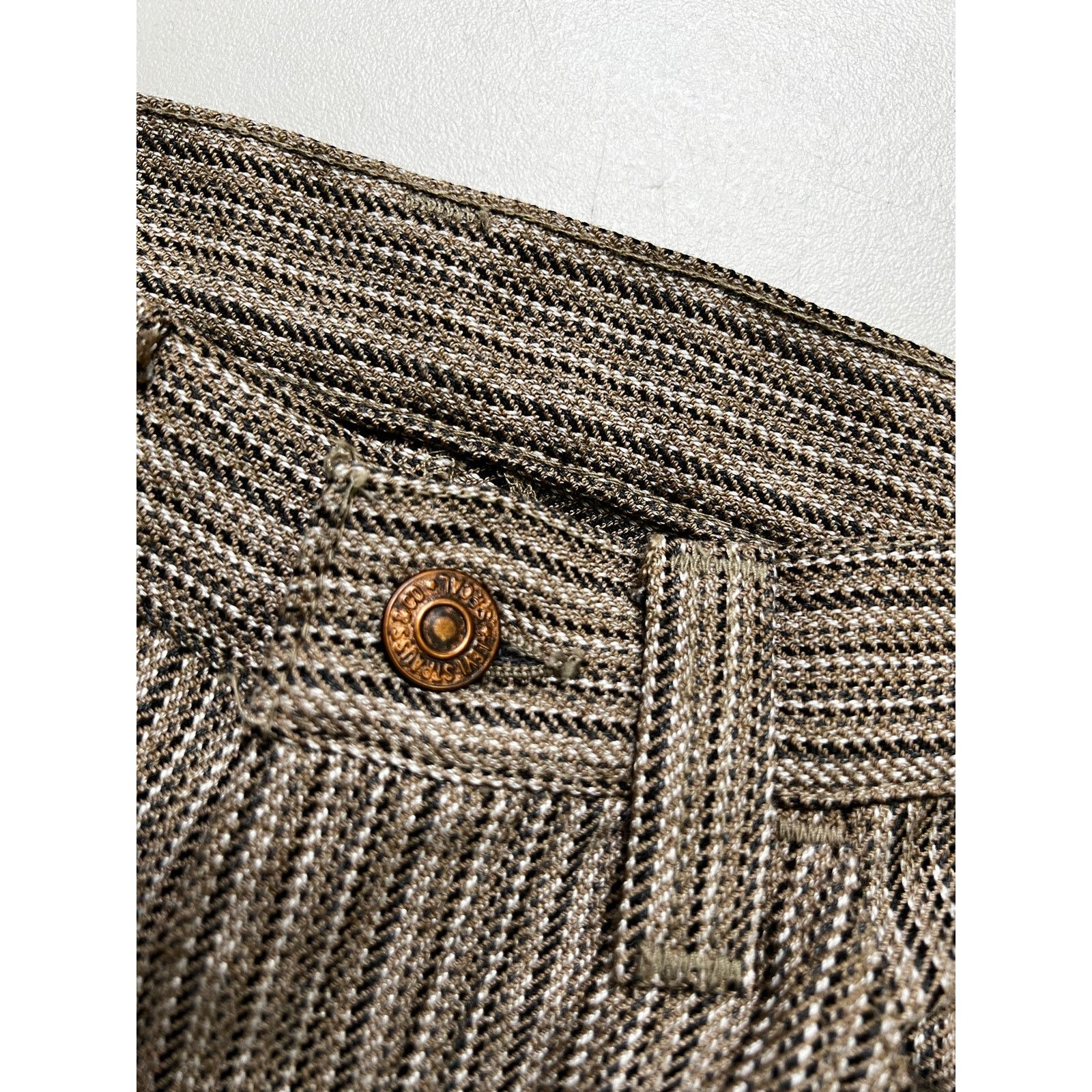 Levi's Vintage Levi's Big E STA-PREST Bootcut Brown Pants - 30x26 Size US 30 / EU 46 - 18 Thumbnail