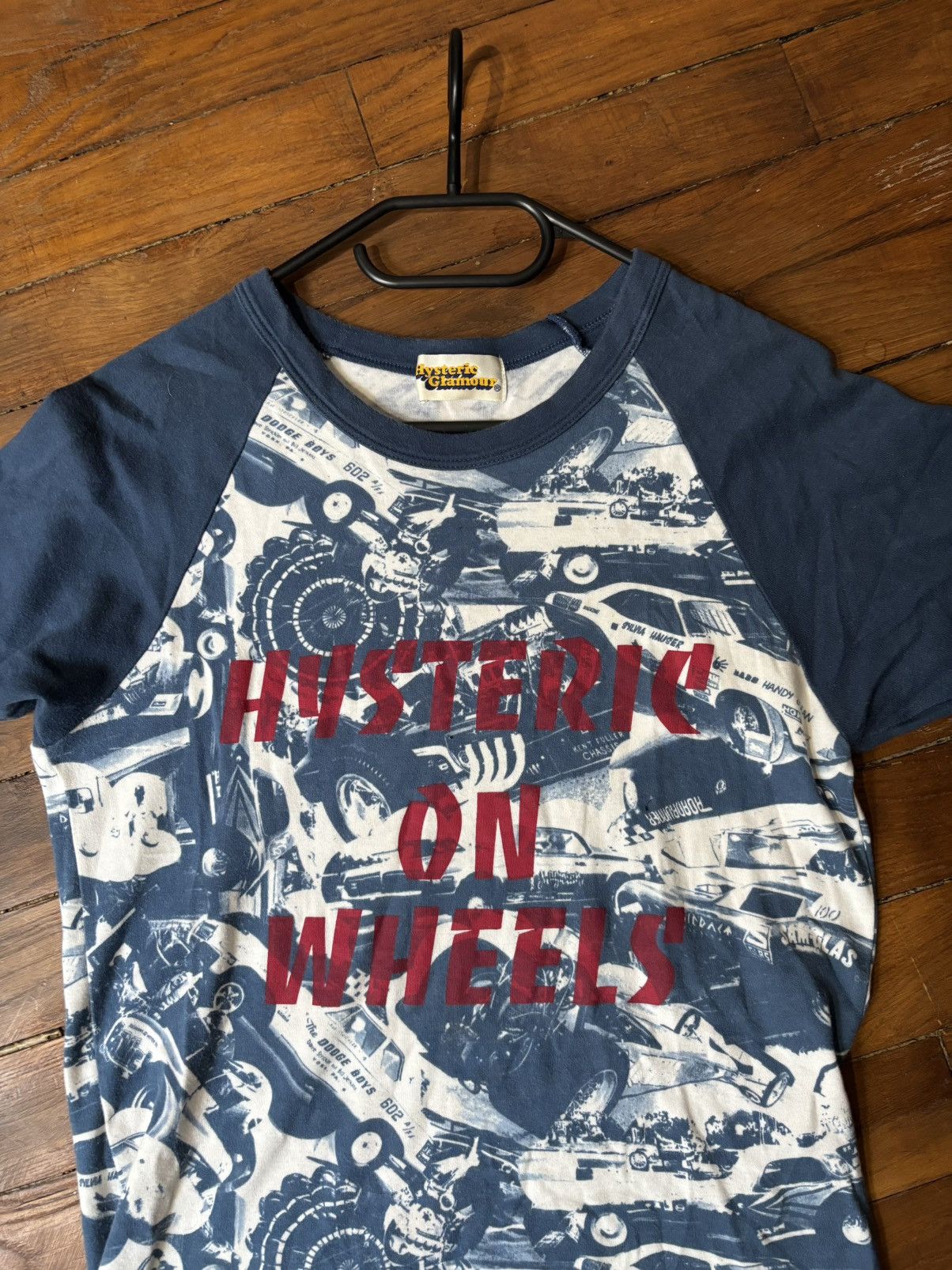 Hysteric Glamour Hysteric on wheels varsity t shirt Size US S / EU 44-46 / 1 - 2 Thumbnail