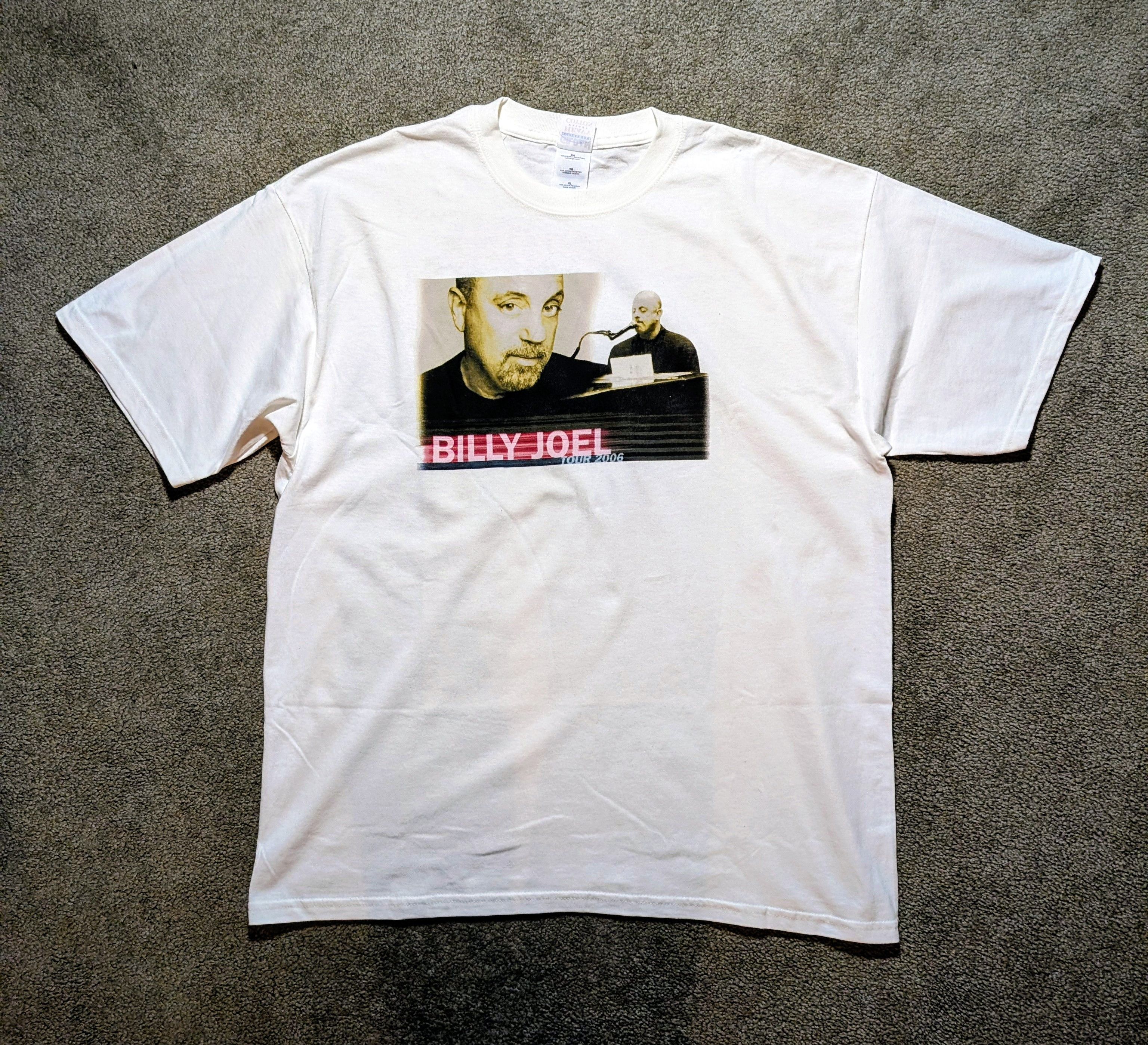 Gildan Brand New Billie Joel 2006 Tour Tee Shirt (XL) Size US XL / EU 56 / 4 - 1 Thumbnail