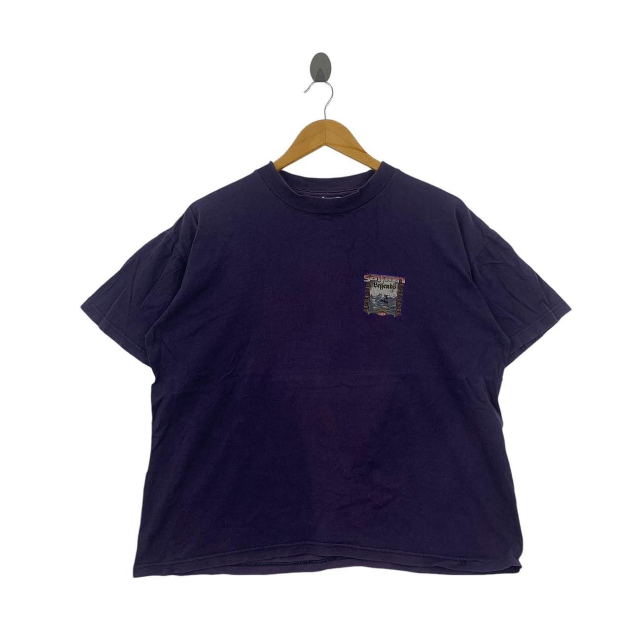 Vintage Vintage 90’ SAIPAN LEGENDS SURF Natural Sun Faded Tee Shirt Size US L / EU 52-54 / 3 - 2 Thumbnail