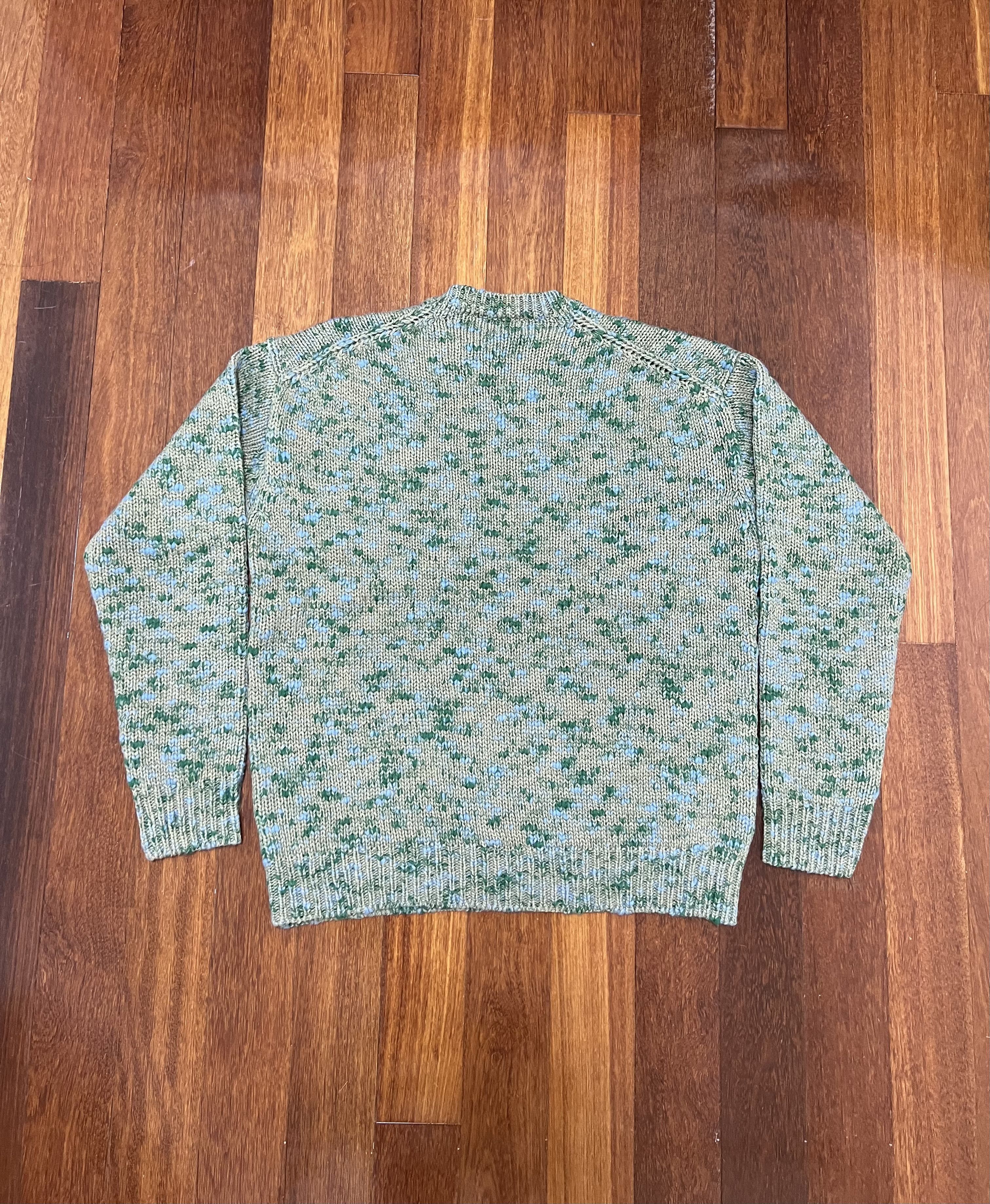 Auralee 💚 Auralee Wool Multicolor Slub Knit Sweater NEW Size US XL / EU 56 / 4 - 2 Thumbnail