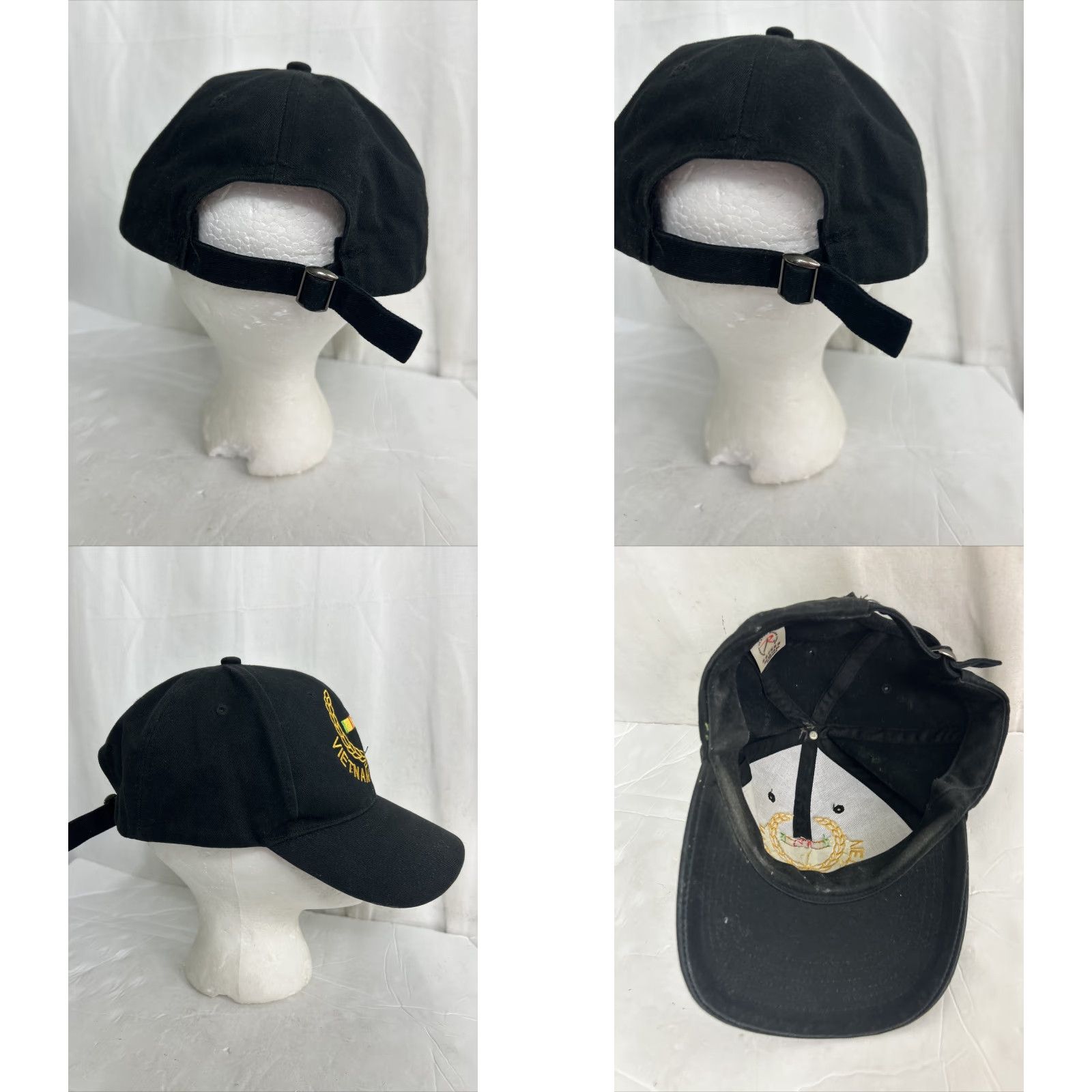 Rothco Vietnam Veteran Hat Black Rothco Adjustable Strap Back Baseball Cap Men One Size Size ONE SIZE - 8 Thumbnail