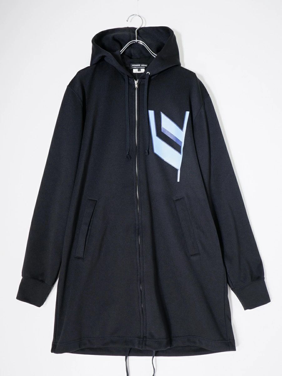 Comme des Garcons Homme Plus Jacket Poly Jersey Full-Zip Long Parka Size US L / EU 52-54 / 3 - 1 Thumbnail