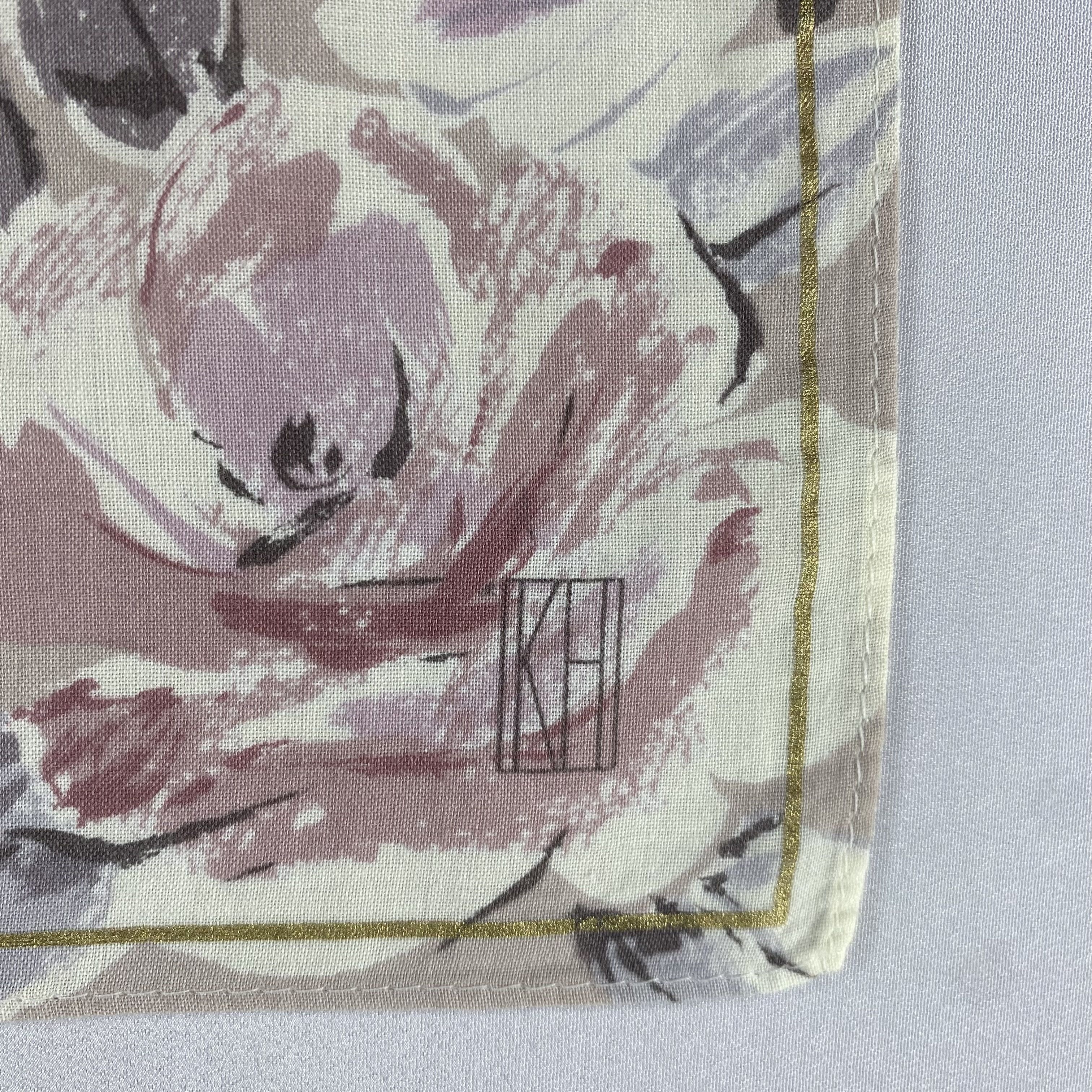 Katharine Hamnett London × Vintage Katharine Hamnett Bandana/ Handkerchief / Neckerchief-P877 Size ONE SIZE - 4 Thumbnail