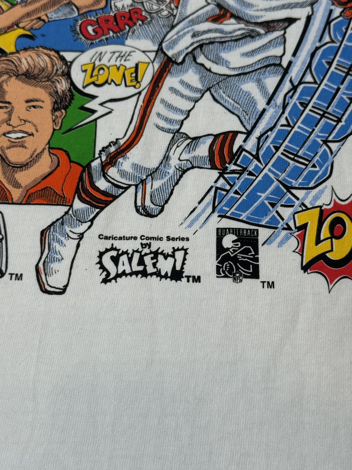Nutmeg × Salem Sportswear × Vintage Cleveland Browns GRAIL Bernie Kosar Salem Comics T Shirt Size US XL / EU 56 / 4 - 3 Thumbnail
