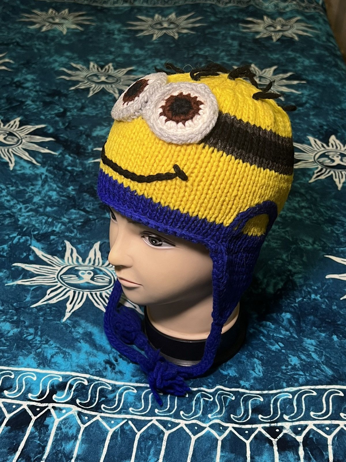 Vintage Y2K MINIONS KNIT HAT BEANIE HAT Size ONE SIZE - 15 Thumbnail