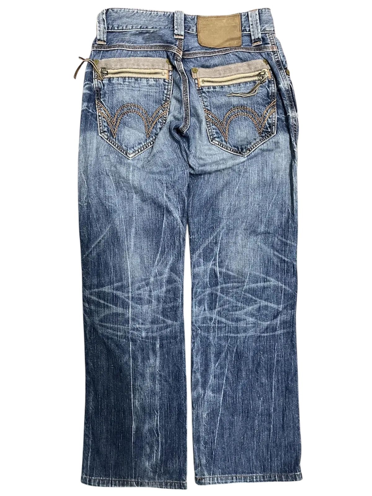 Edwin Edwin Crazy Faded Jeans Size US 29 - 2 Thumbnail