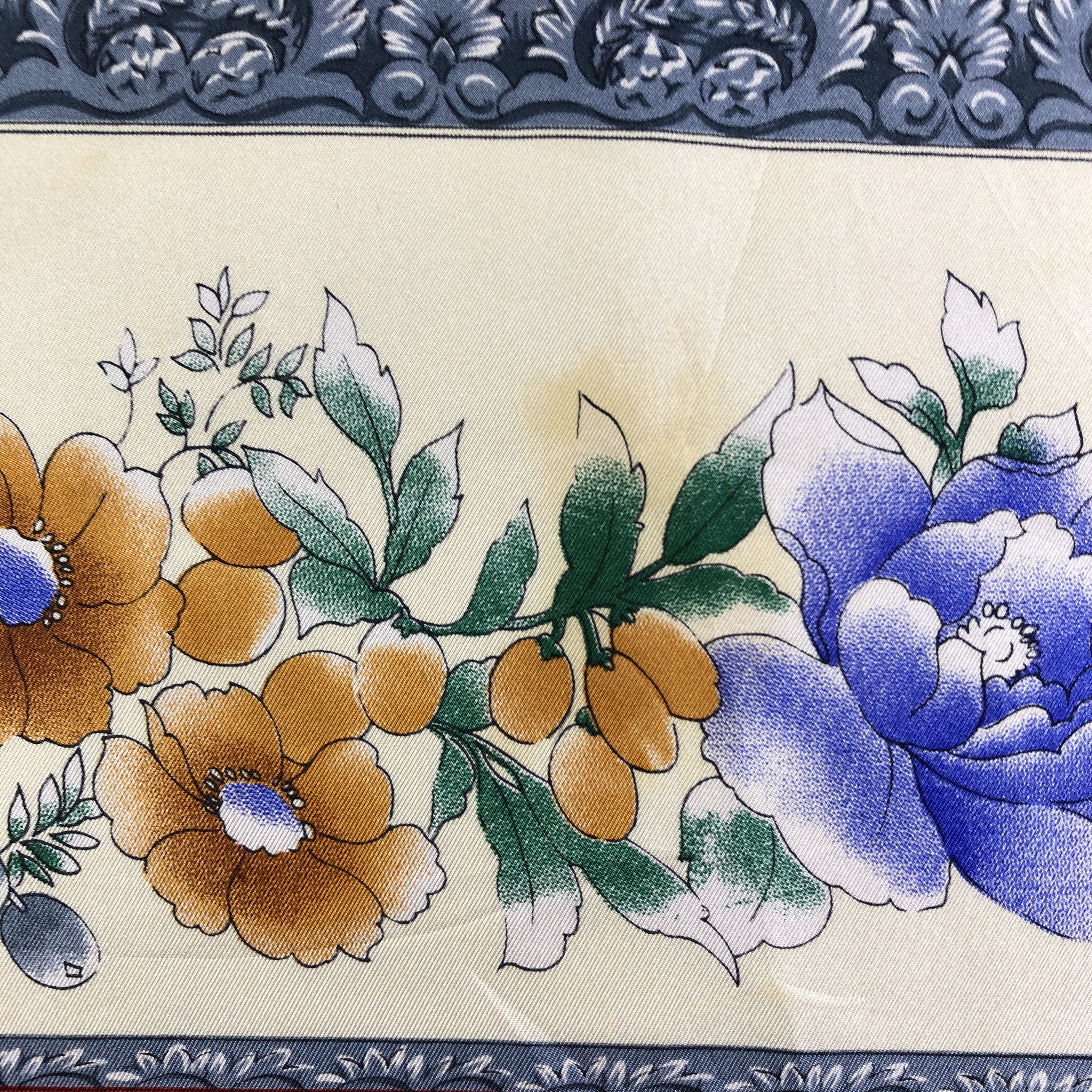 Vintage Vintage Kuk Jae Silk Scarf Size ONE SIZE - 6 Thumbnail