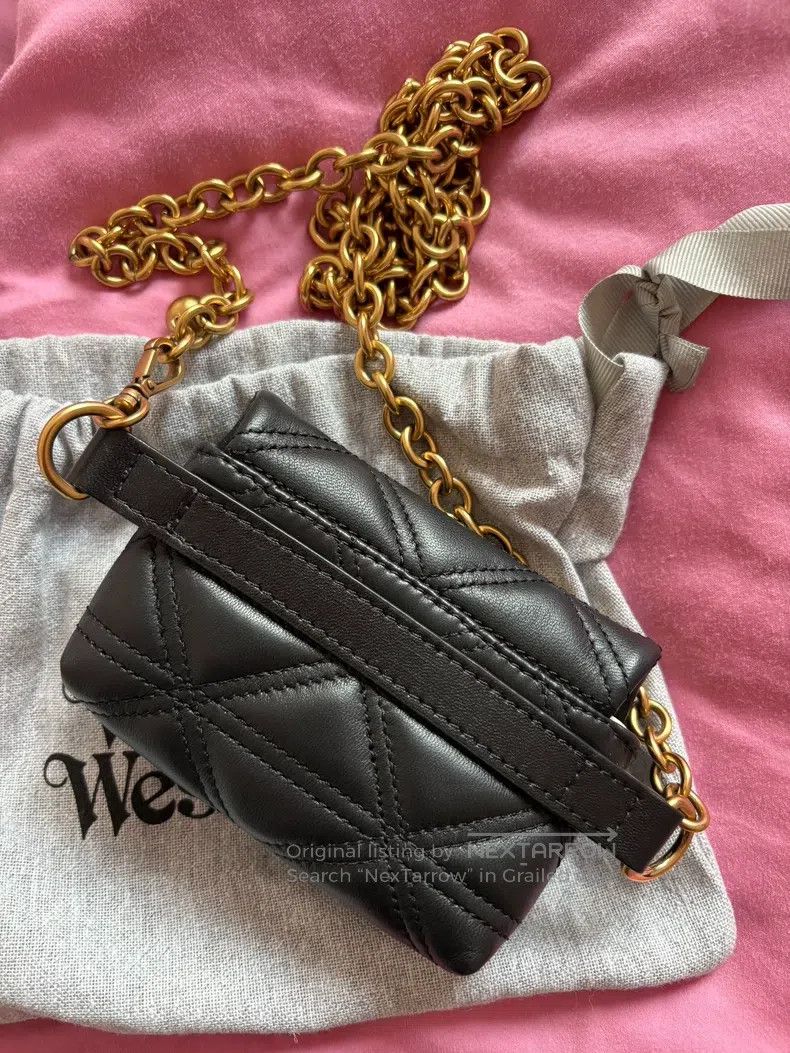Vivienne Westwood Vivienne Westwood size os Gold Label Chain Waist Bag Crossb Size ONE SIZE - 3 Thumbnail