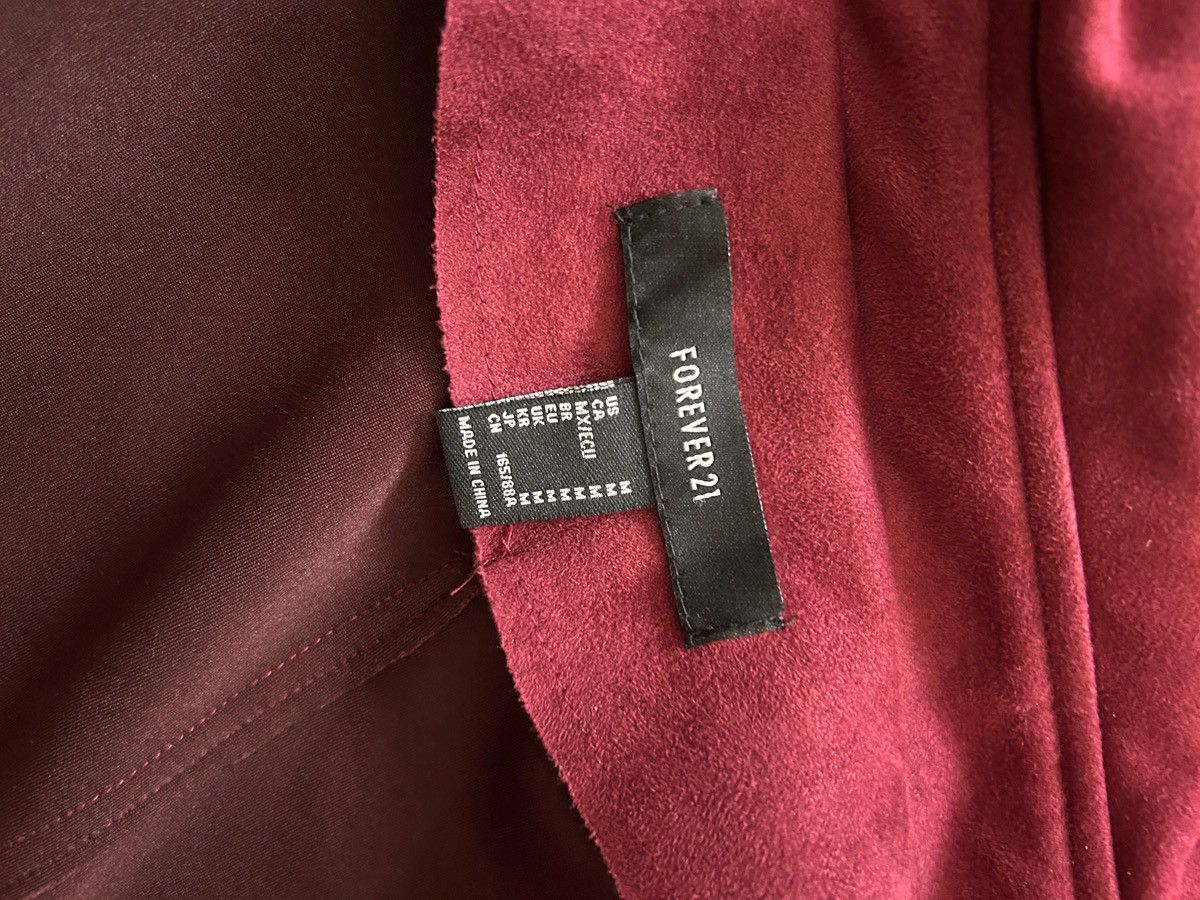 Forever 21 Forever21 faux suede oversized maroon trench Size M / US 6-8 / IT 42-44 - 8 Thumbnail