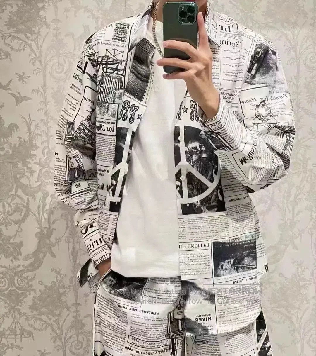 Dior Dior Men's Newspaper Series Shirt Jacket. Size US XXS / EU 40 - 7 Thumbnail