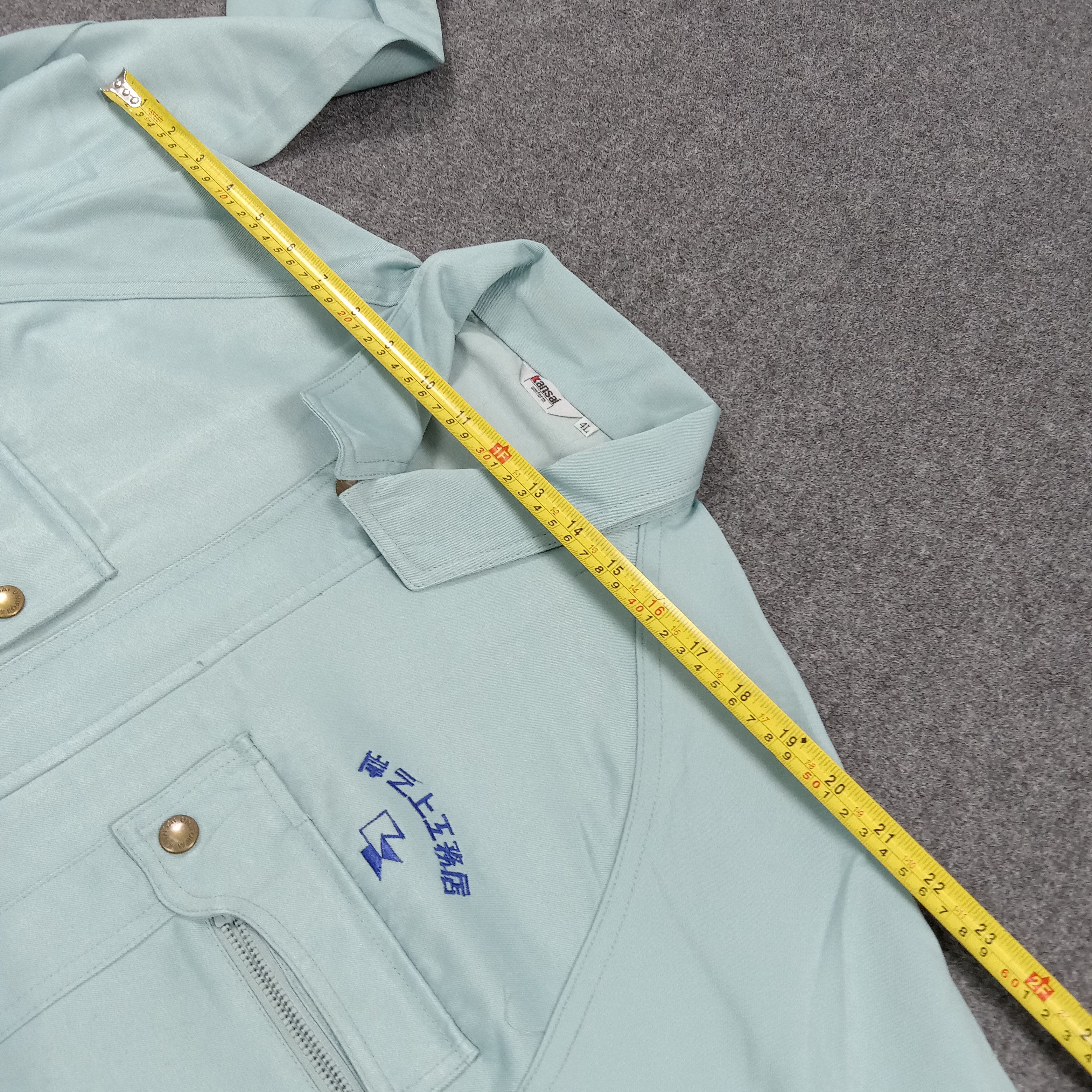 Kansai Yamamoto Kansai Yamamoto X Number Nine Logo Work Jacket C286N10 Size US L / EU 52-54 / 3 - 6 Thumbnail