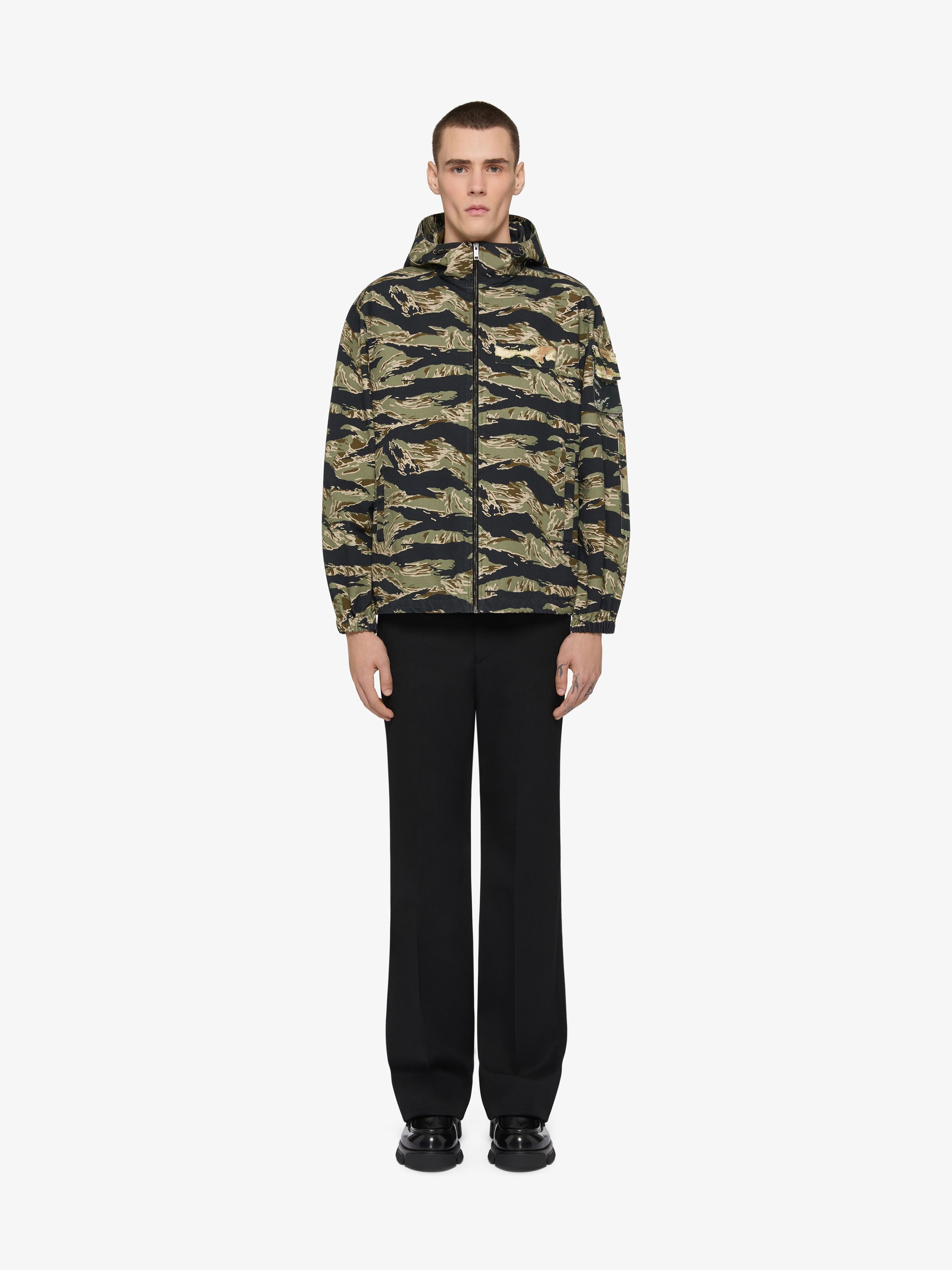 Givenchy o1w1db10925 Military Windbreaker Jacket in Multicolor Size US M / EU 48-50 / 2 - 2 Thumbnail
