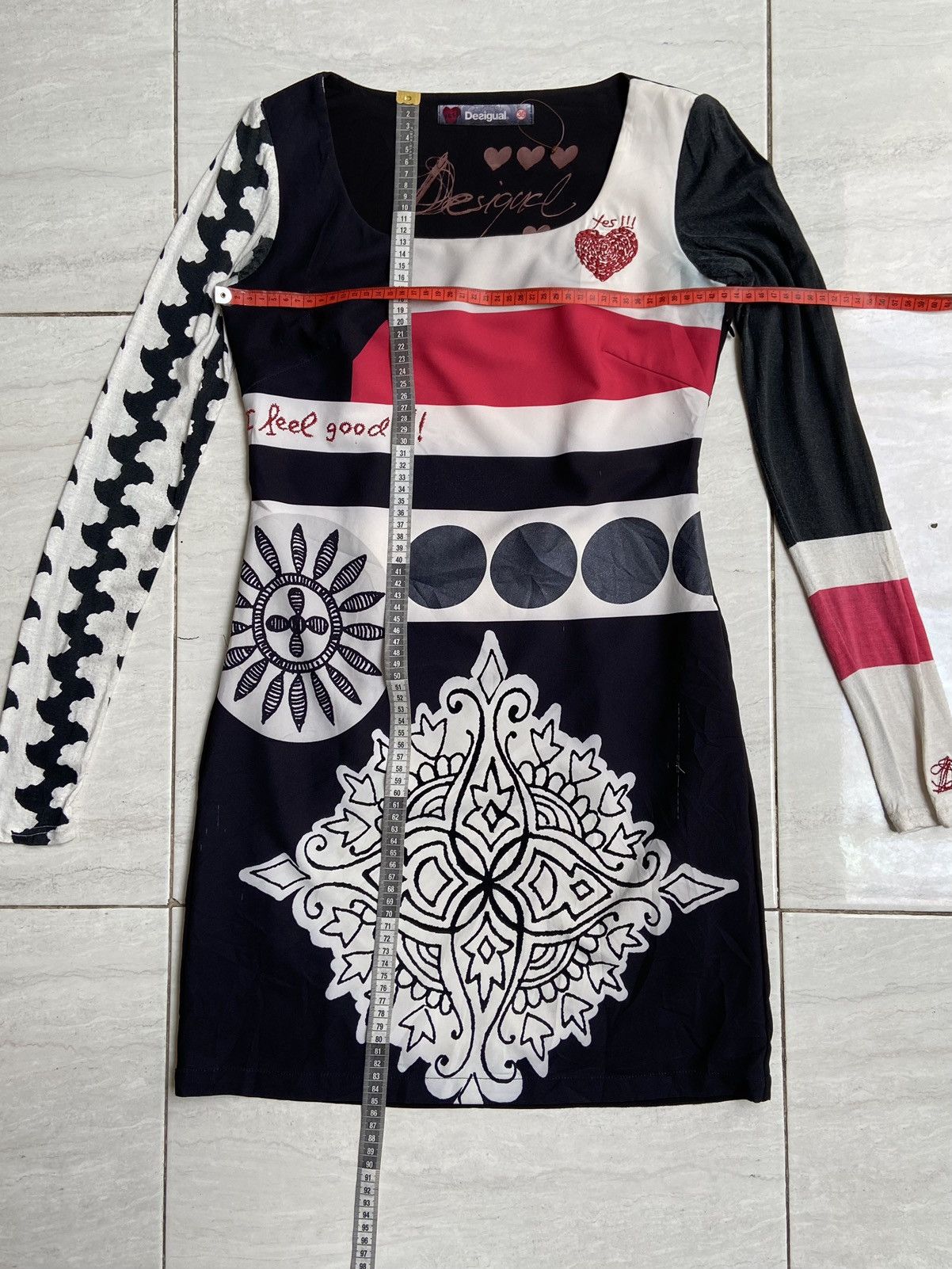 Desigual DESIGUAL Long Sleeve T-shirt Size US XS / EU 42 / 0 - 6 Thumbnail