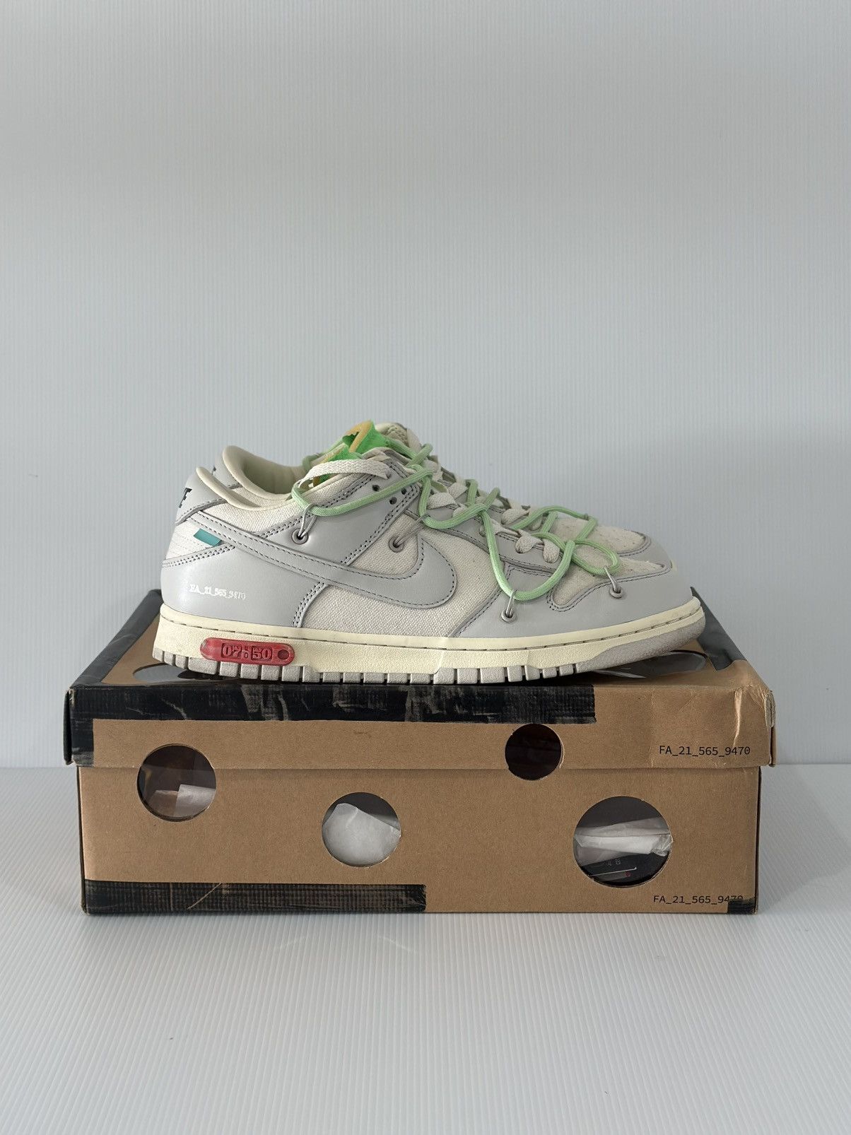 Nike × Off-White Nike x Off White Dunk Low Lot 7 of 50 Size US 10 / EU 43 - 1 Thumbnail
