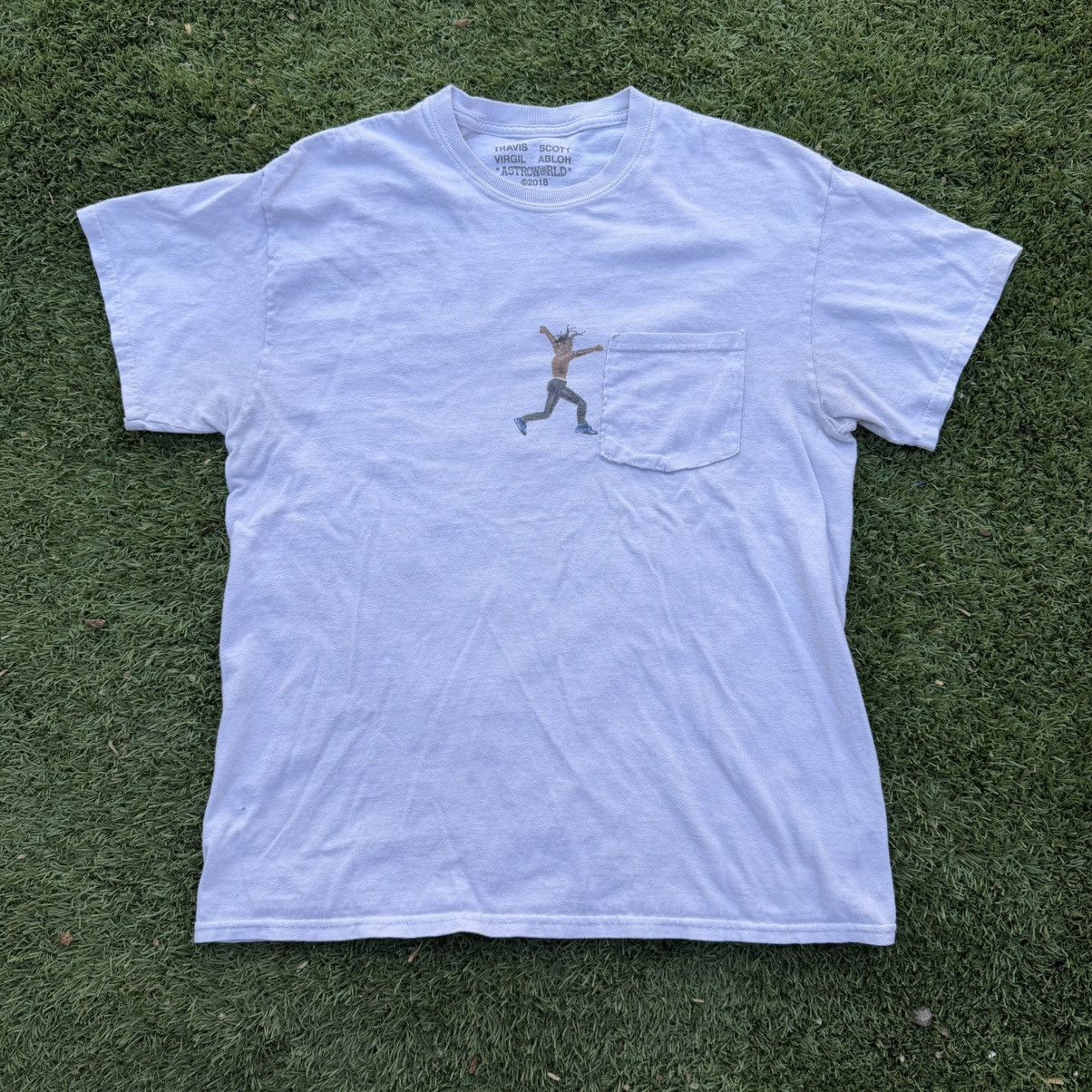 Travis Scott × Virgil Abloh BINDING ✅ Astroworld Travis Scott X Virgil Abloh Tee! Size US M / EU 48-50 / 2 - 3 Thumbnail