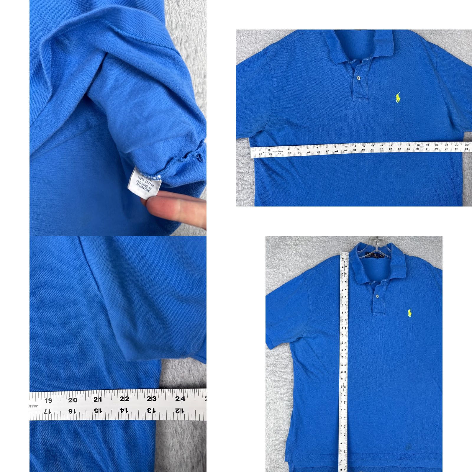 Ralph Lauren Ralph Lauren Polo Shirt Men XL Blue Short Sleeve 100% Cotton Size US XL / EU 56 / 4 - 8 Thumbnail