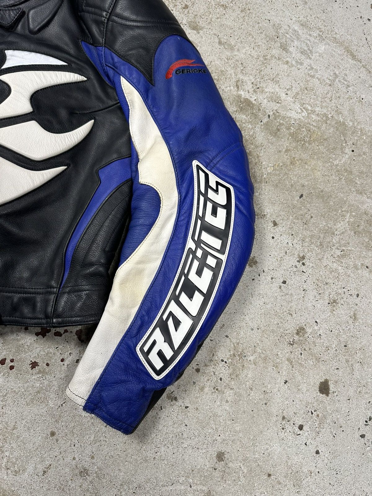 Hein Gericke × Vintage Vintage Y2K Real Leather Gericke Tribal Racing Moto Jacket Size US S / EU 44-46 / 1 - 3 Thumbnail