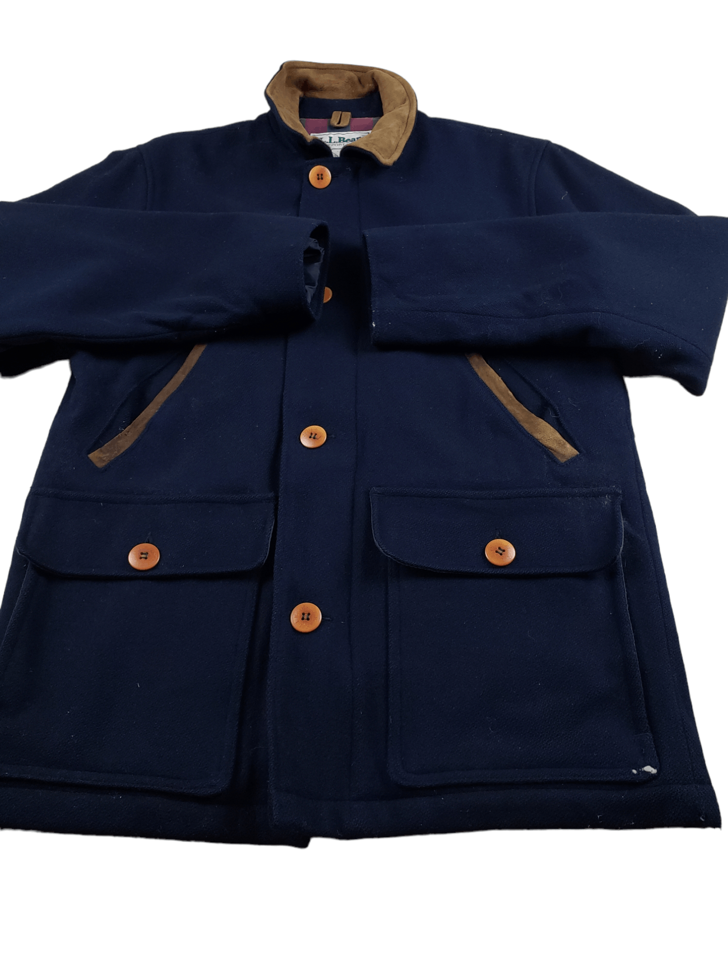 Japanese Brand × L.L. Bean × Vintage ✅🔥Vintage L.L Bean Wool Coat Jacket🔥 Size US S / EU 44-46 / 1 - 2 Thumbnail