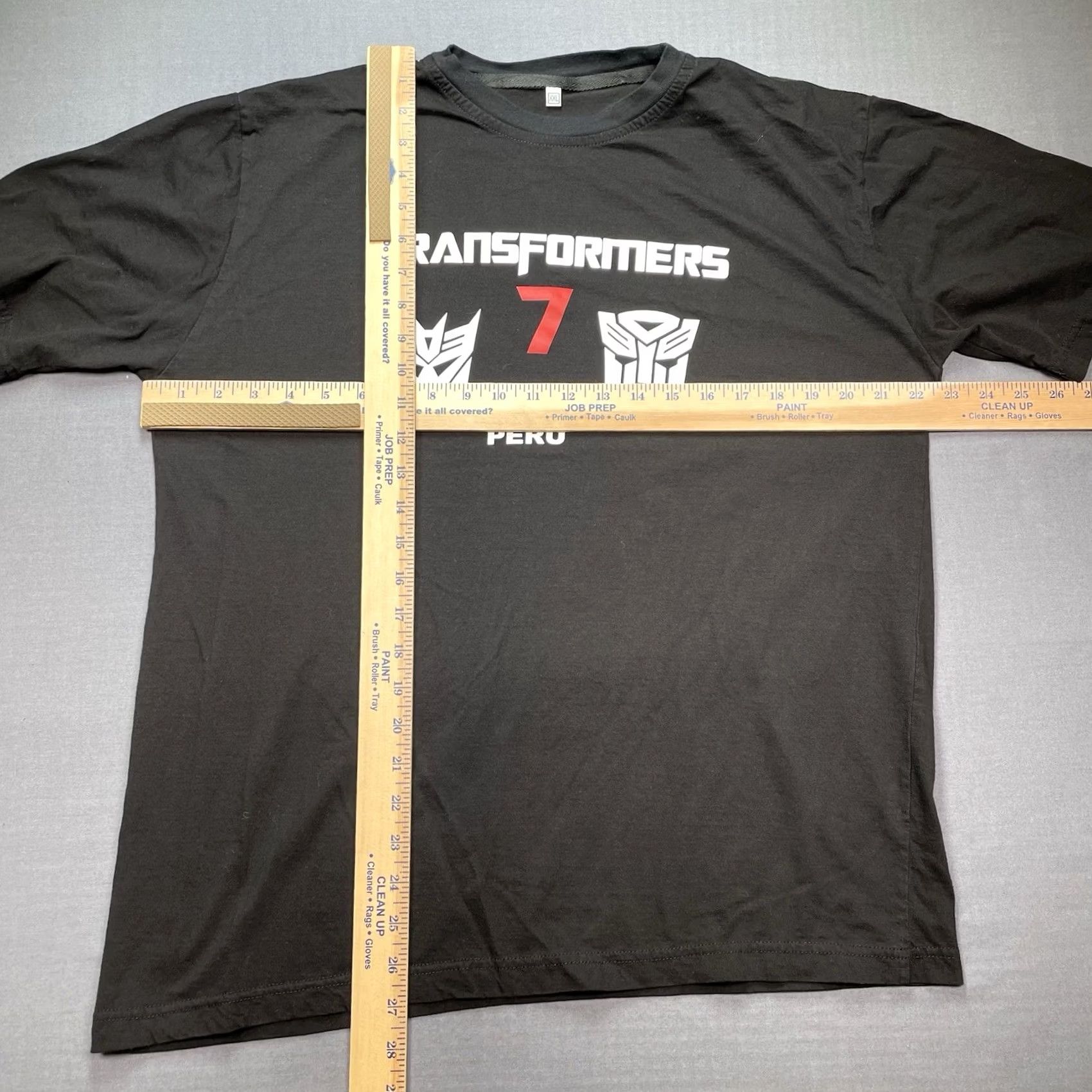 Vintage Transformers Shirt Men’s XL Cast Crew Stunt Team Peru Autobots T-Shirt Black Mens XL Size US XL / EU 56 / 4 - 4 Thumbnail