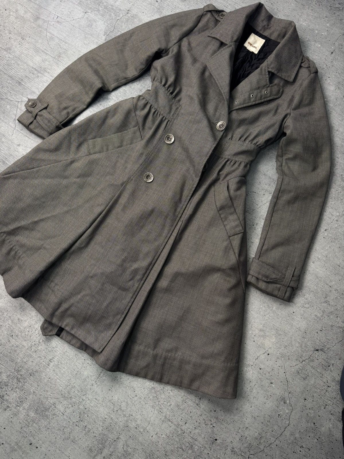 Diesel Diesel Coat Jacket Vintage Y2k Rare Size S / US 4 / IT 40 - 4 Thumbnail