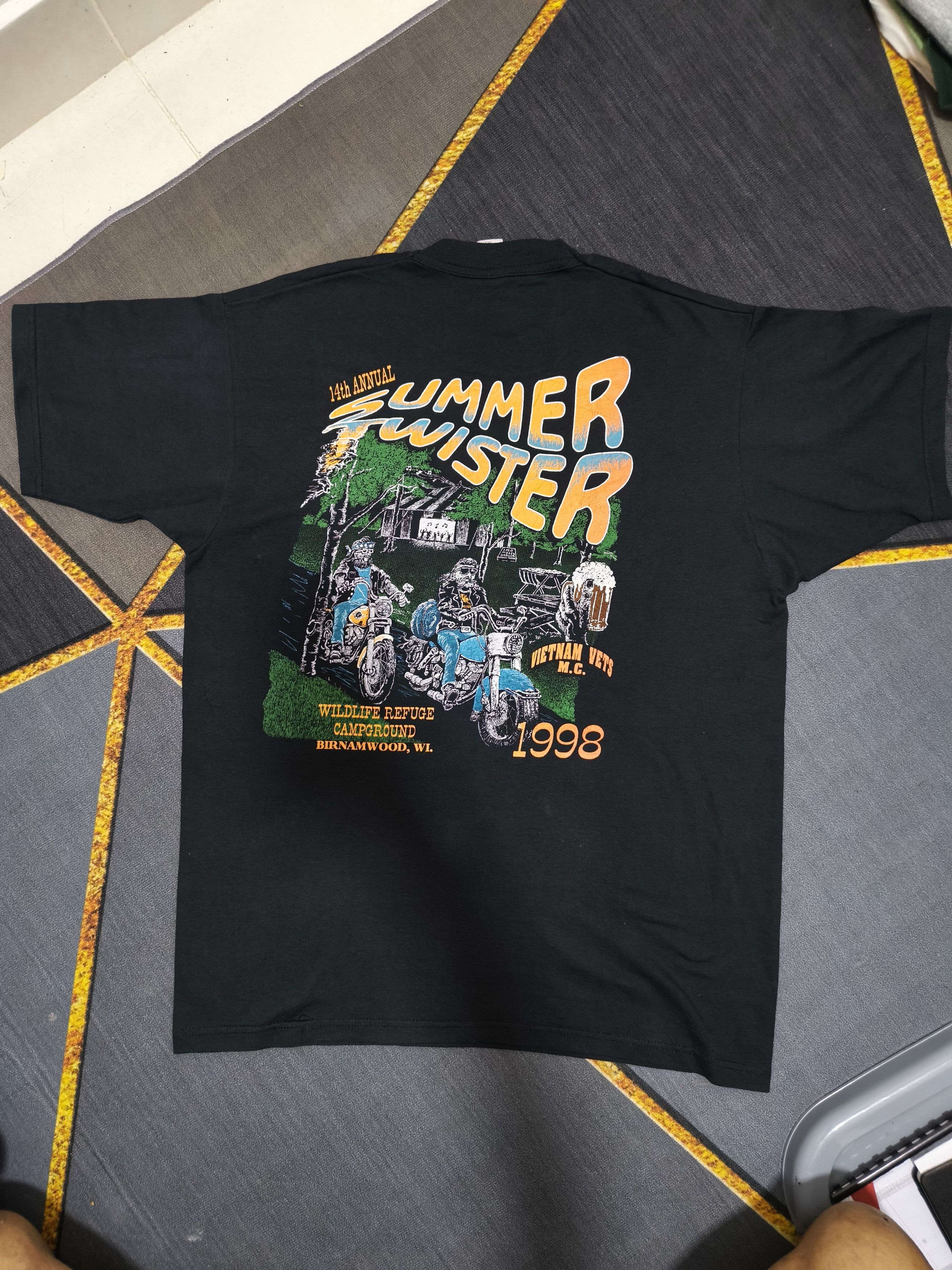 Other Vintage 14th Annual Summer Twister M/C Graphic Tee Size US L / EU 52-54 / 3 - 1 Thumbnail