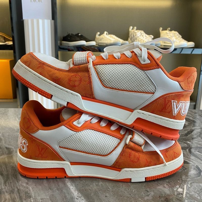 Louis Vuitton Louis Vuitton Trainer Low-Top Fashion Sneakers -2508 Size US 9.5 / EU 42-43 - 6 Thumbnail