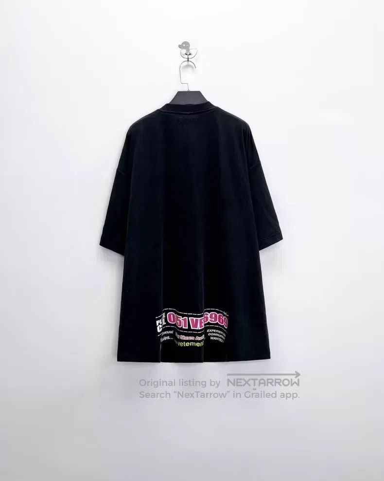 Vetements Vetements Washed Distressed Black Doodle Multi-Element Let Size US S / EU 44-46 / 1 - 2 Thumbnail