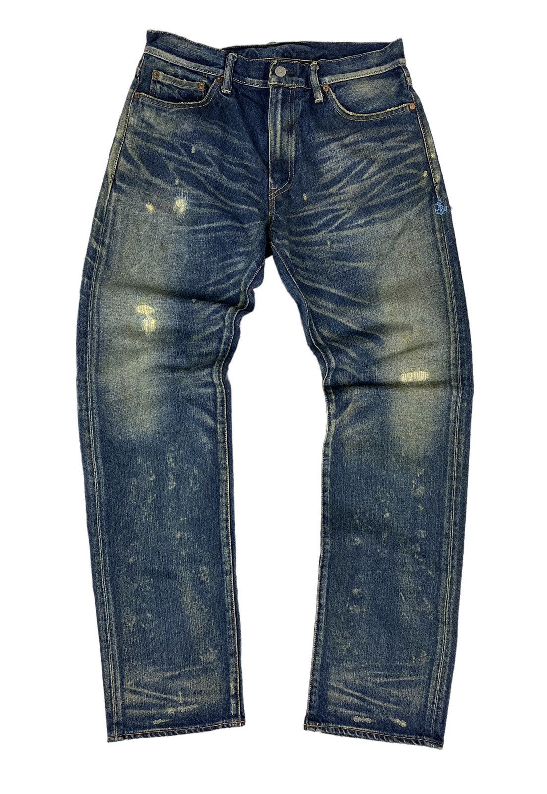 Japanese Brand Rare🔥Yamaya Jeans Lightning Style Size US 30 / EU 46 - 2 Thumbnail