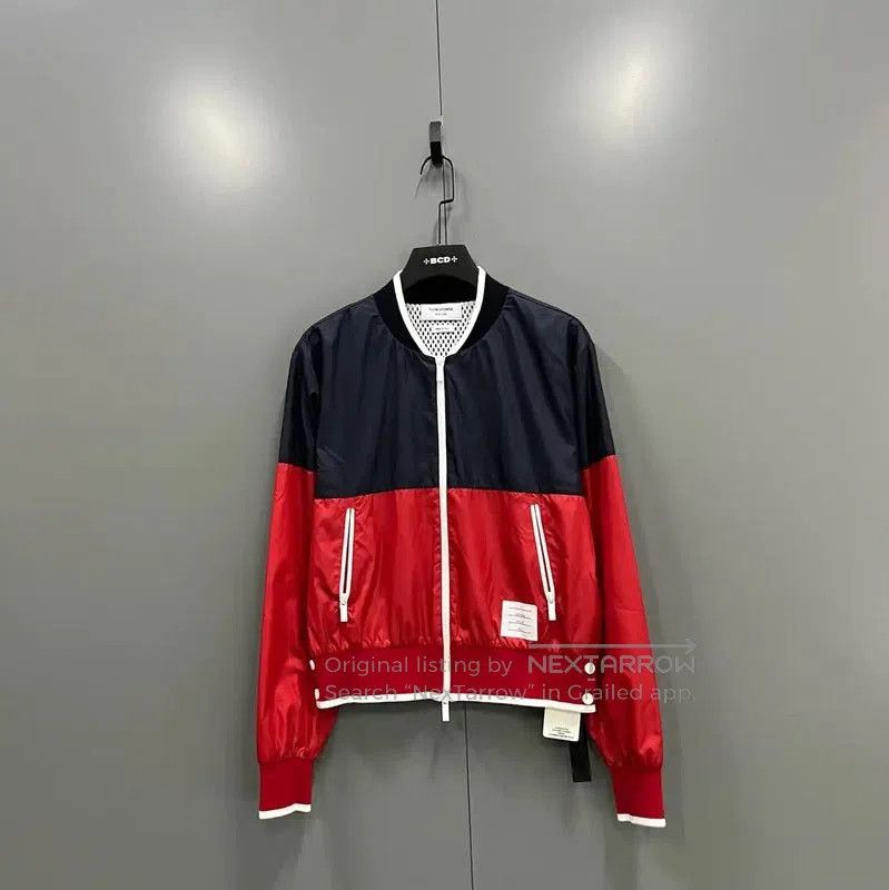 Thom Browne Thom Browne Color Block Cotton Jacket . Size XXS / US 00 / IT 34 - 1 Thumbnail