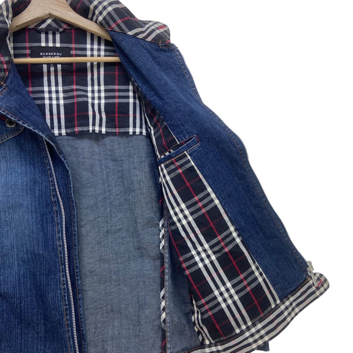 Burberry Burberry Black Label Denim Biker Jacket Size US S / EU 44-46 / 1 - 20 Thumbnail