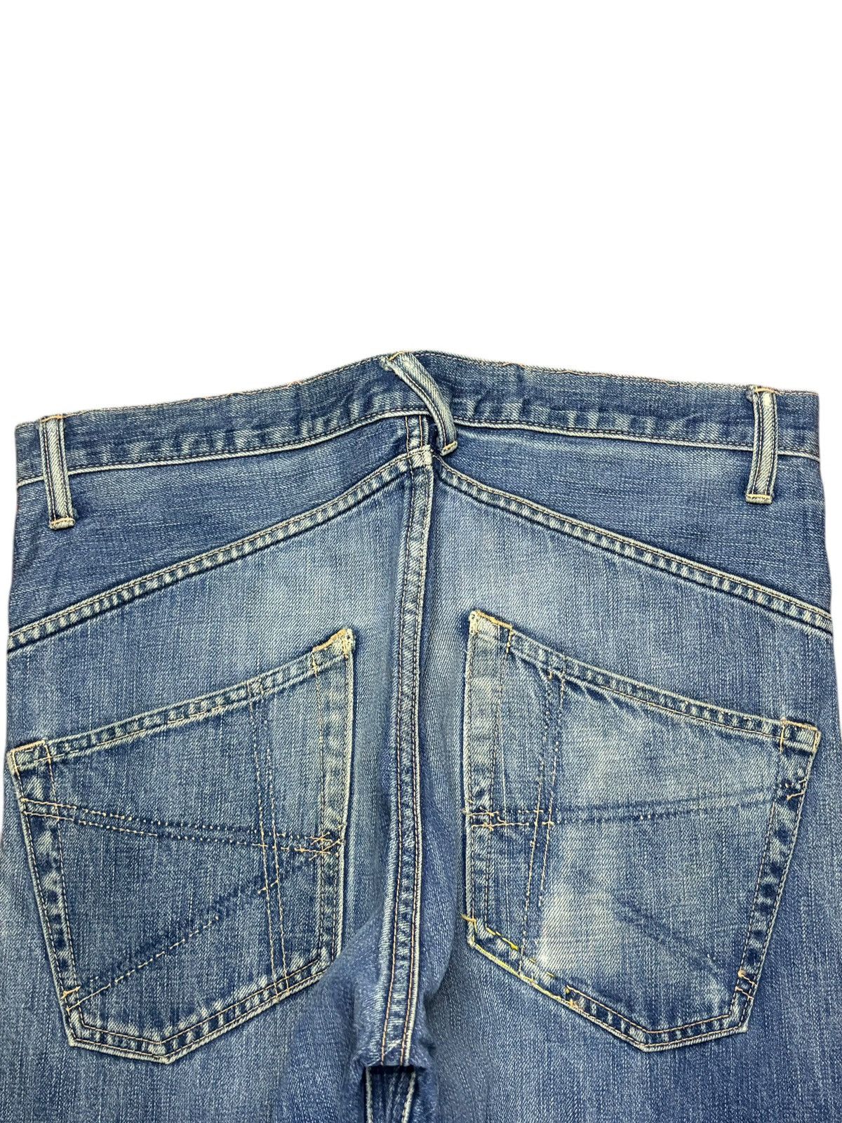 Japanese Brand × Southpole Vintage Japanese Brand Mud Wash Spiral Leg Baggy Jeans Size US 33 - 8 Thumbnail