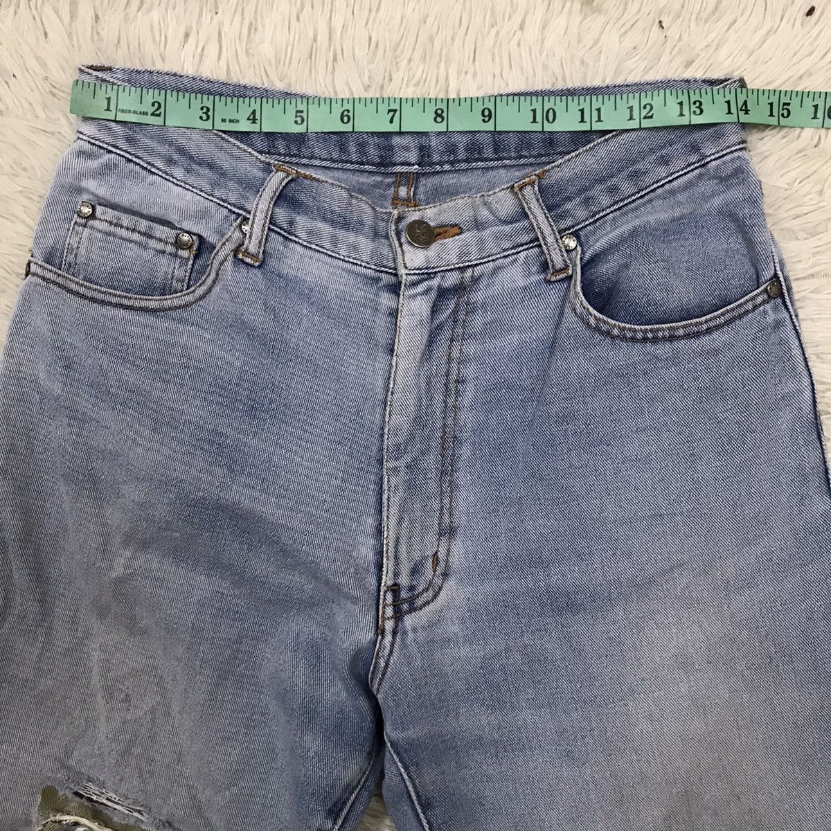 Japanese Brand × Vintage Vintage Sayotasu Co. ltd Blue Way Custom Distressed Jeans Size US 28 / EU 44 - 15 Thumbnail